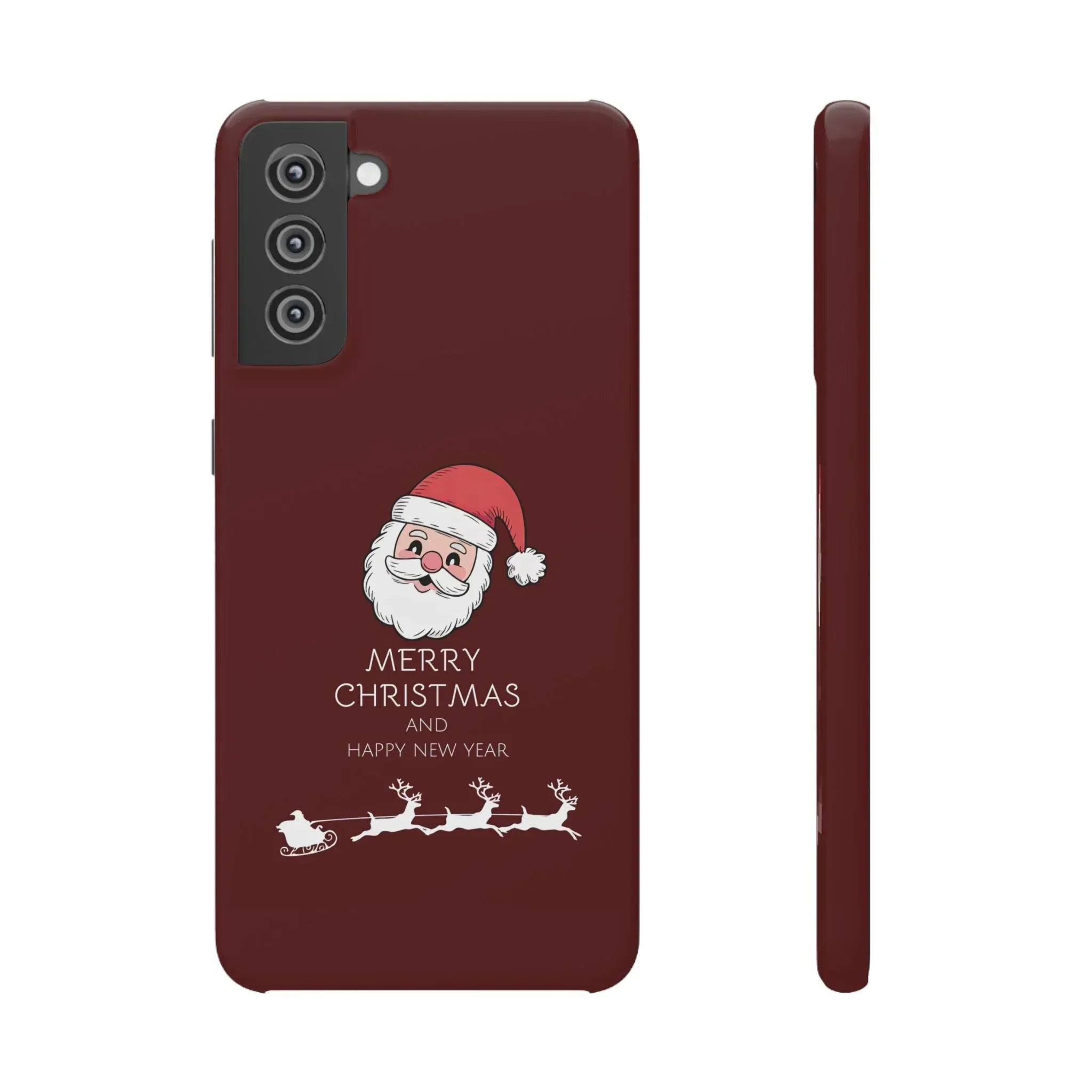 Crimson Claus Phone Case for iPhone 8-17 and Galaxy S20-S25 - KARARMDESIGN