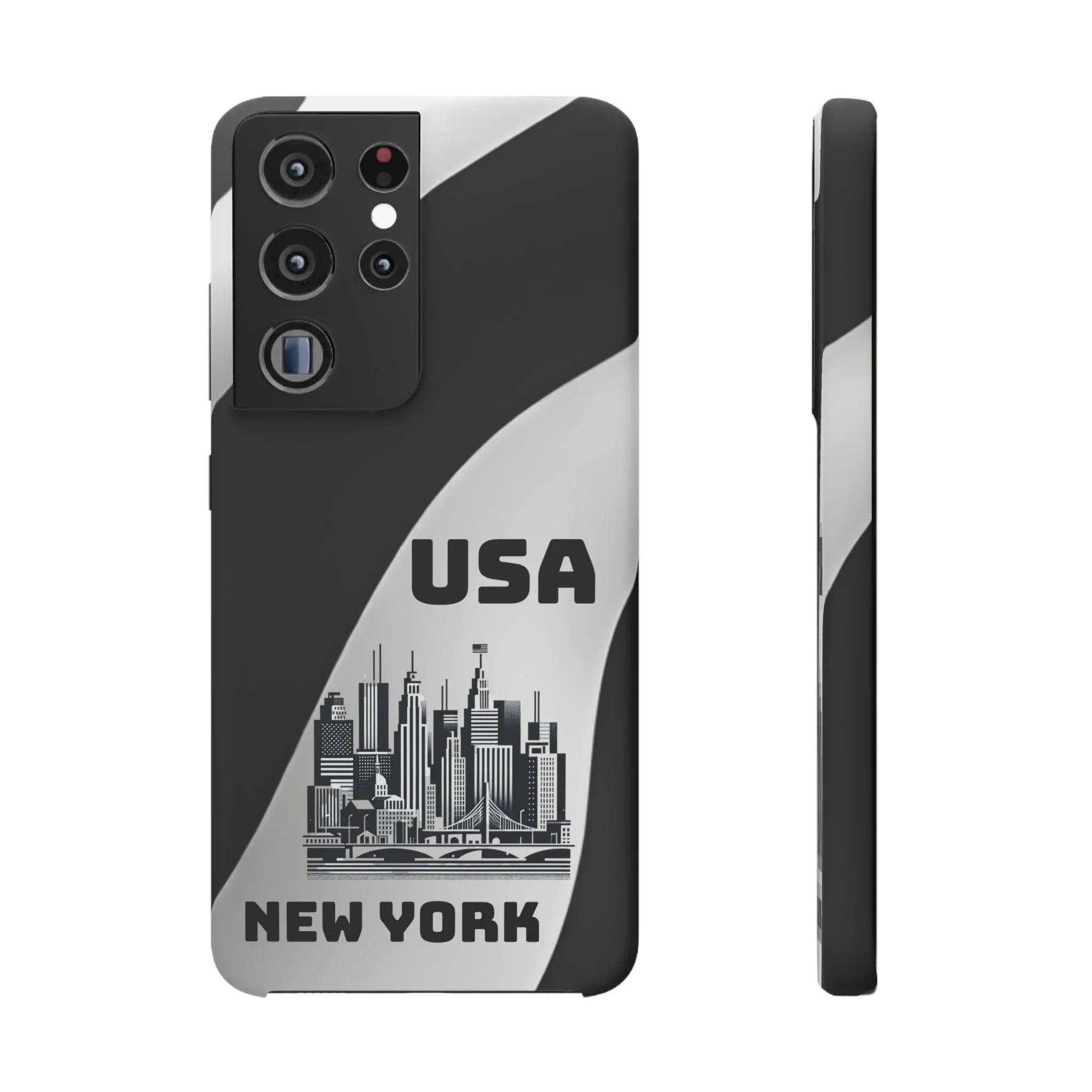Monochrome New York City Phone Case for iPhone, Galaxy & Pixel - KARARMDESIGN