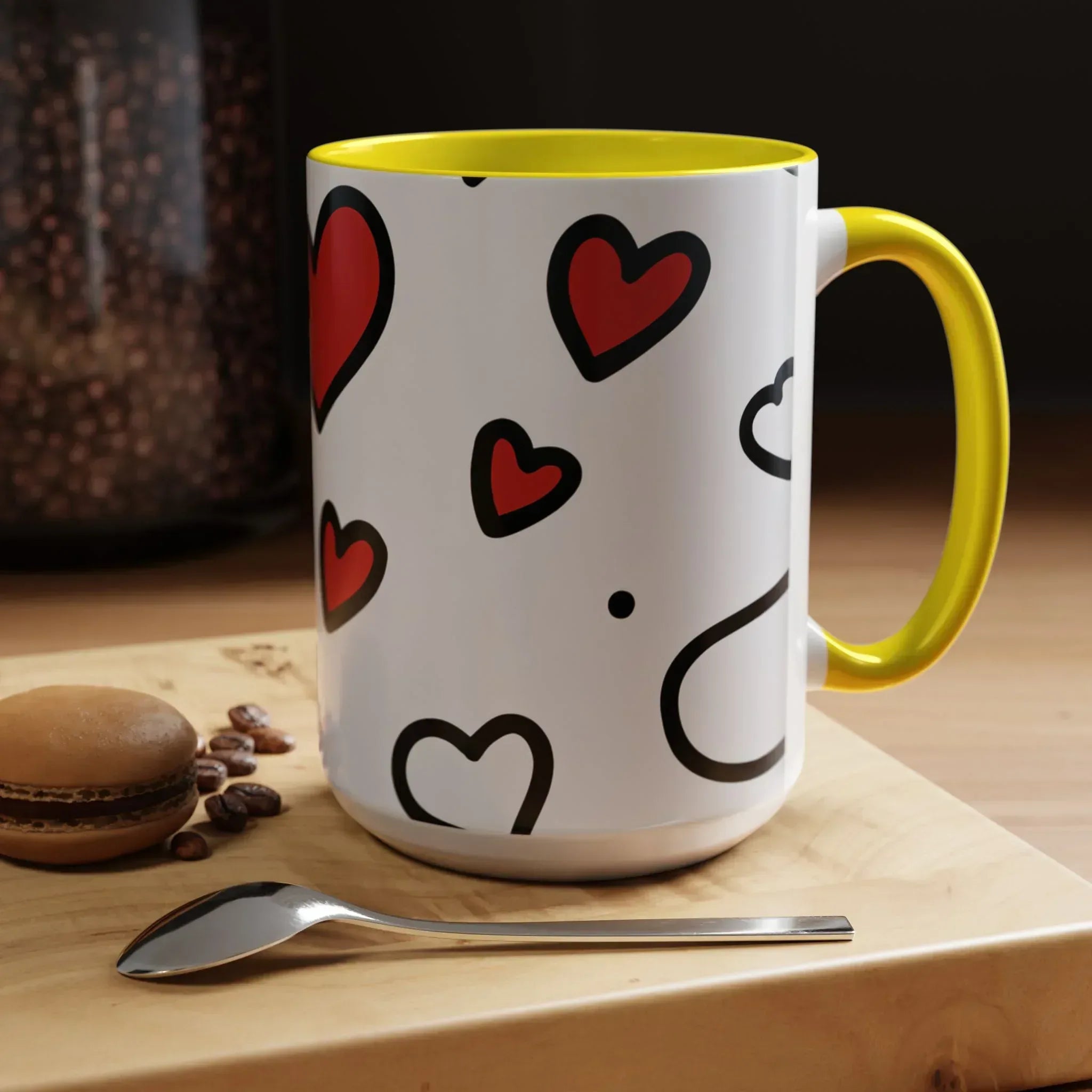Love Overflow Mug – Accent Coffee Mug (11, 15oz) - KARARMDESIGN