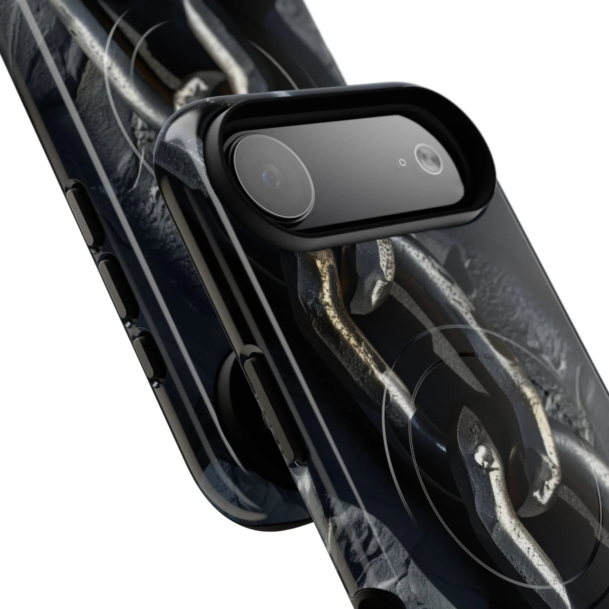 “Iron Chain” Tough Magnetic Phone Case for iPhone 13-17 - KARARMDESIGN