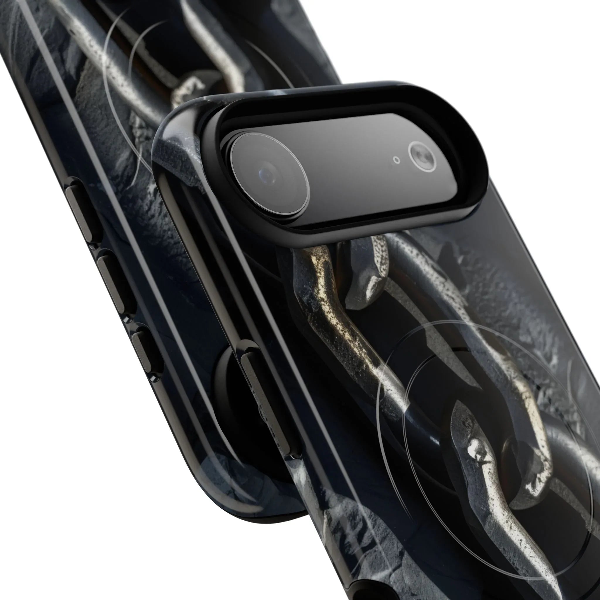 “Iron Chain” Tough Magnetic Phone Case for iPhone 13-17 - KARARMDESIGN