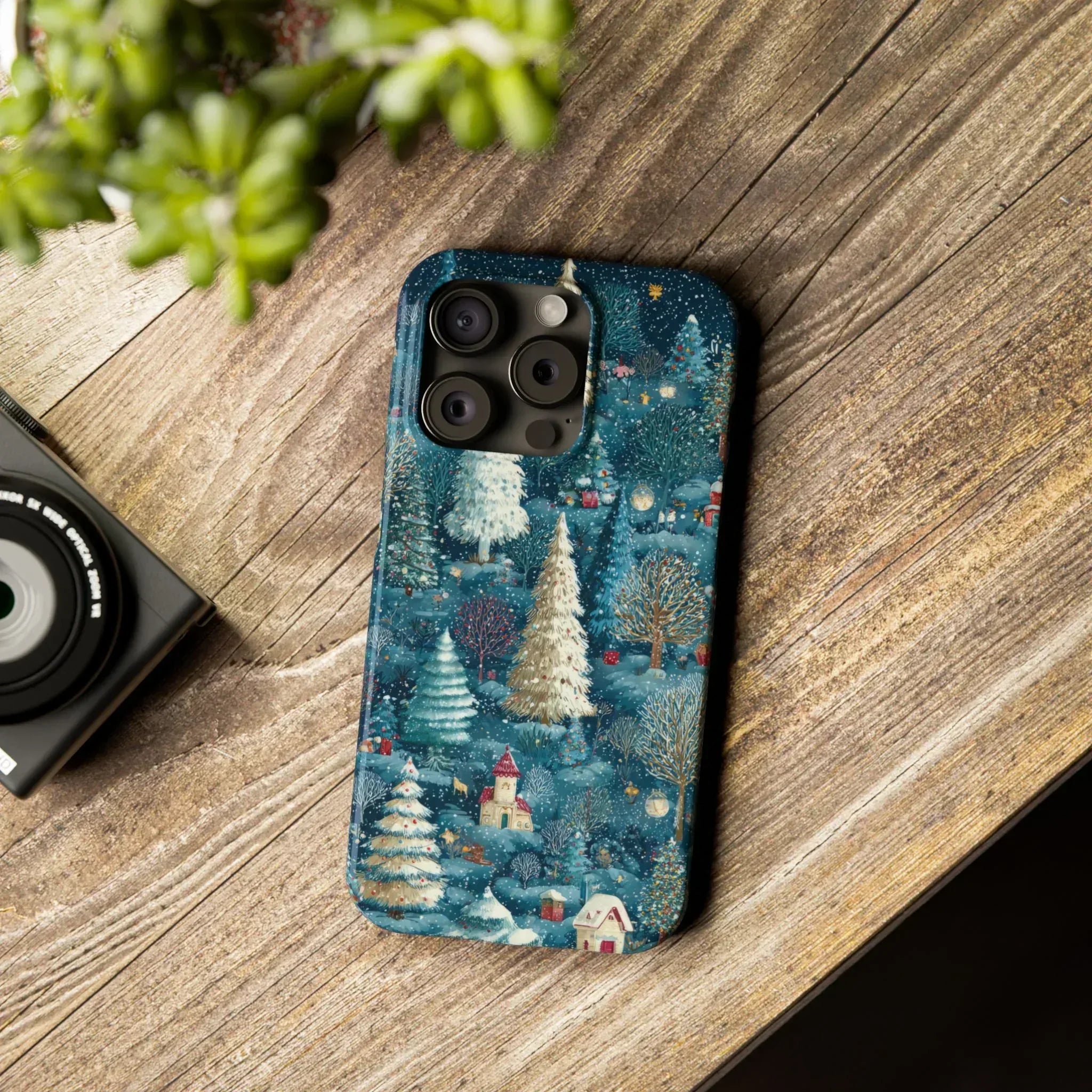 Frosty Forest Phone Case for iPhone 11-17 - KARARMDESIGN