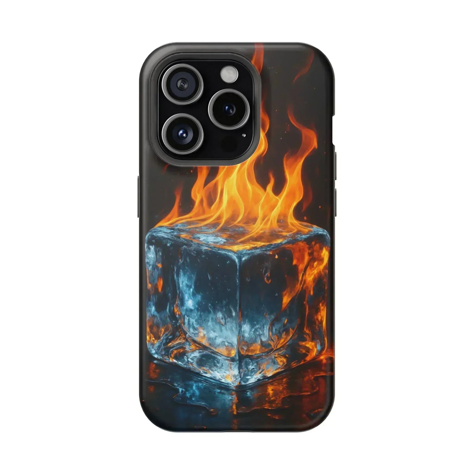 Flame Ice Phone Case for iPhone 12-16 and Galaxy S21-S22 - KARARMDESIGN