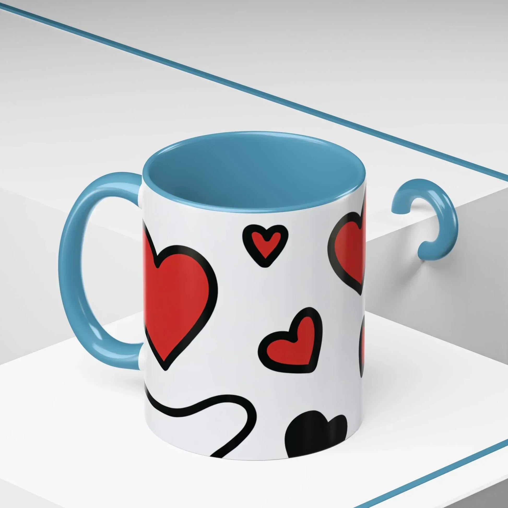 Love Overflow Mug – Accent Coffee Mug (11, 15oz) - KARARMDESIGN