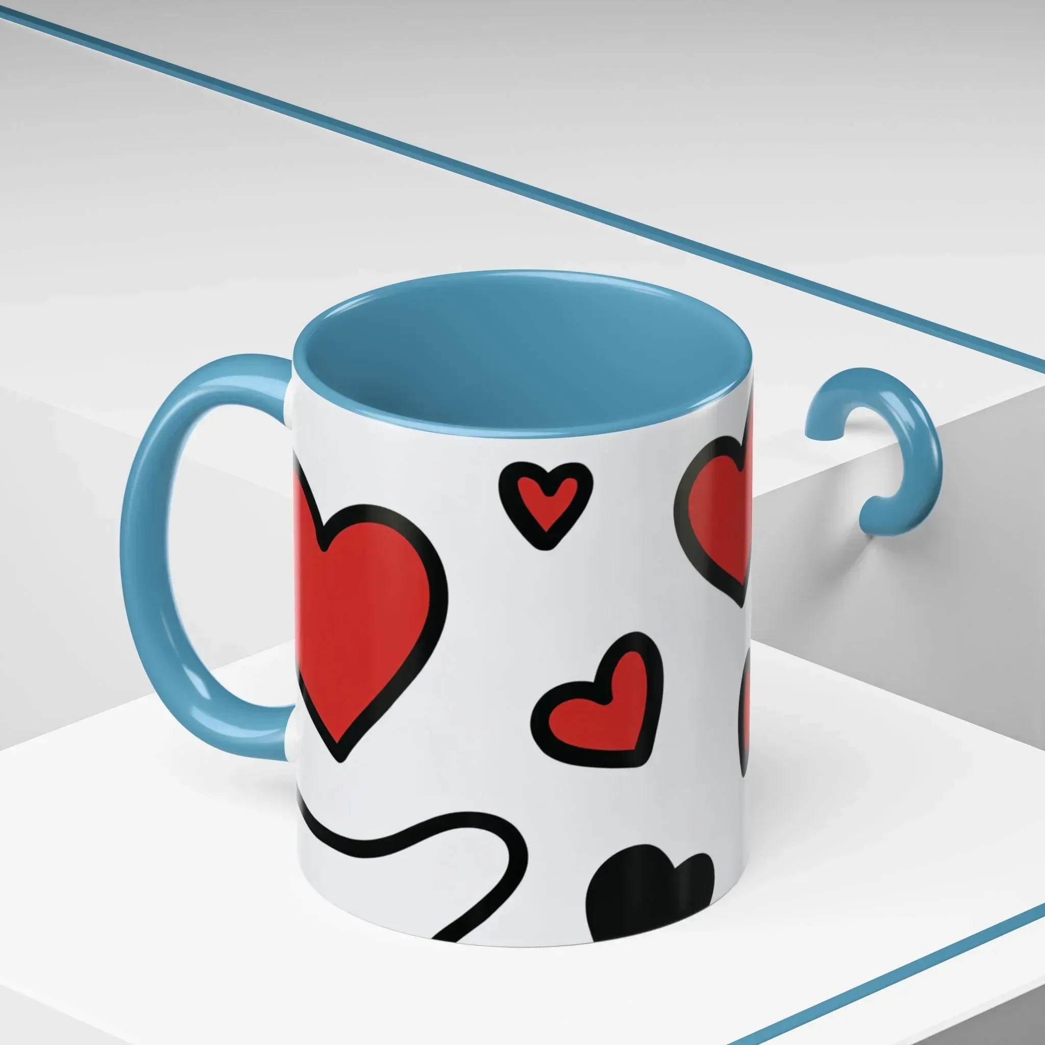 Love Overflow Mug – Accent Coffee Mug (11, 15oz) - KARARMDESIGN