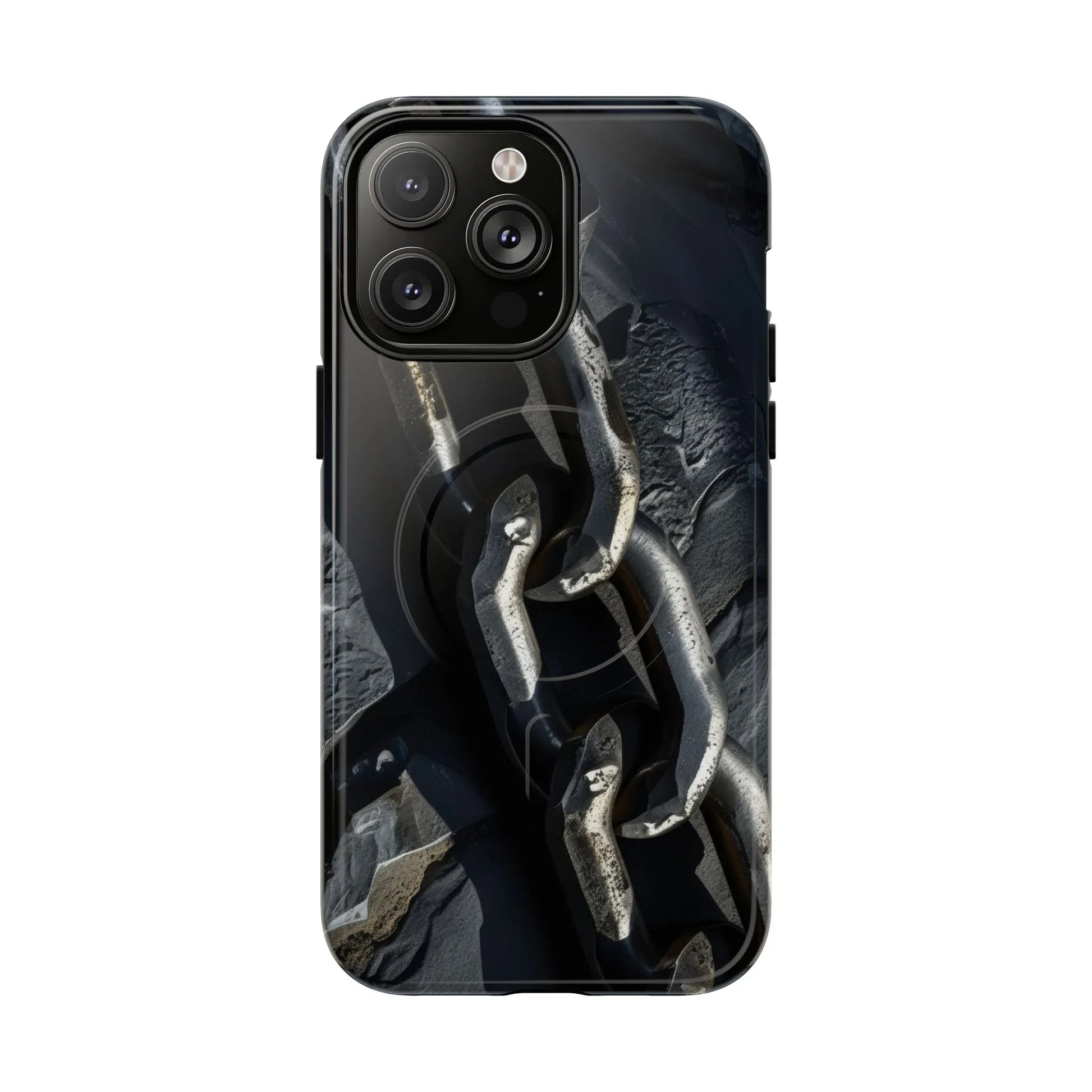 “Iron Chain” Tough Magnetic Phone Case for iPhone 13-17 - KARARMDESIGN