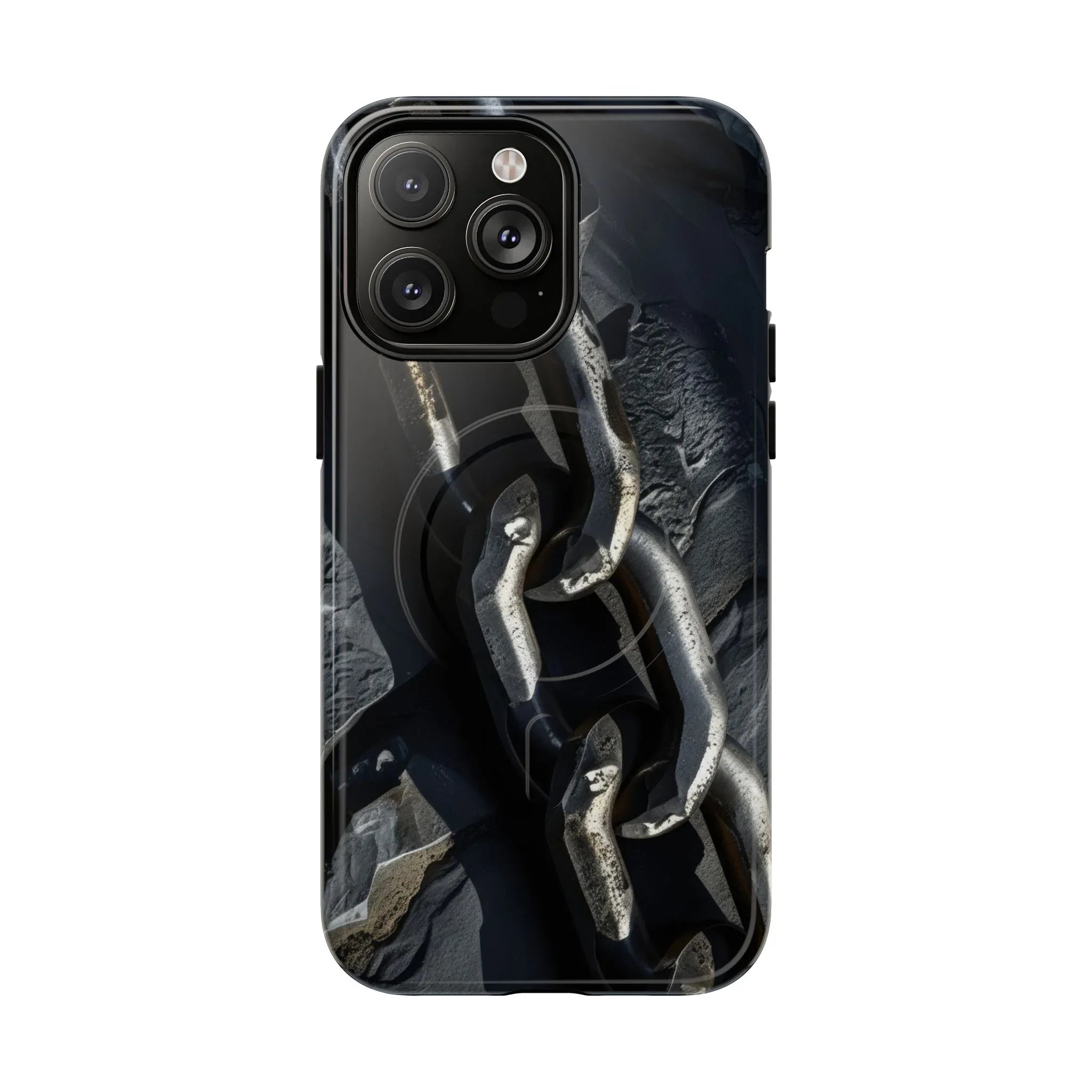 “Iron Chain” Tough Magnetic Phone Case for iPhone 13-17 - KARARMDESIGN