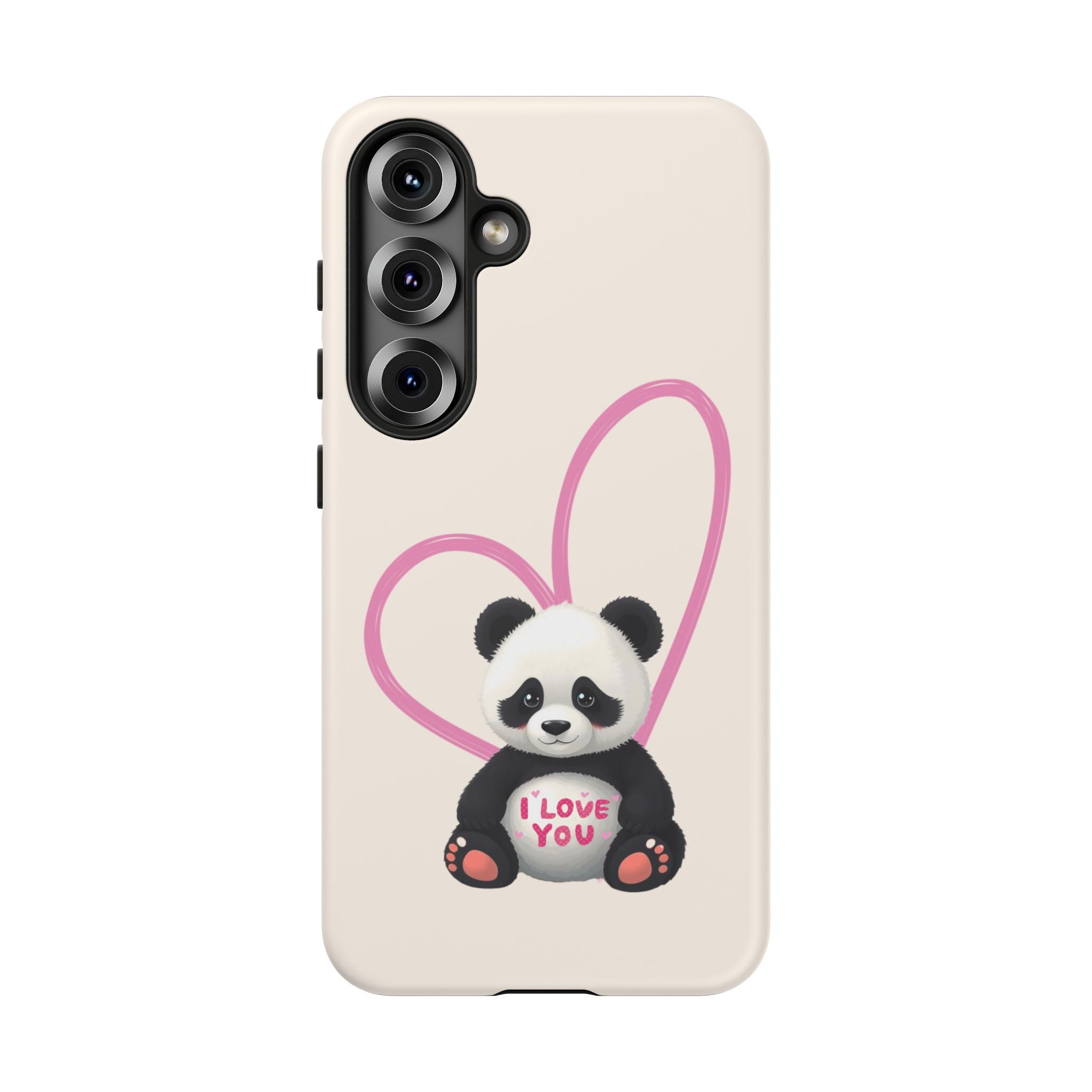 Adorable Panda Love Phone Case – Samsung Galaxy S20-S26