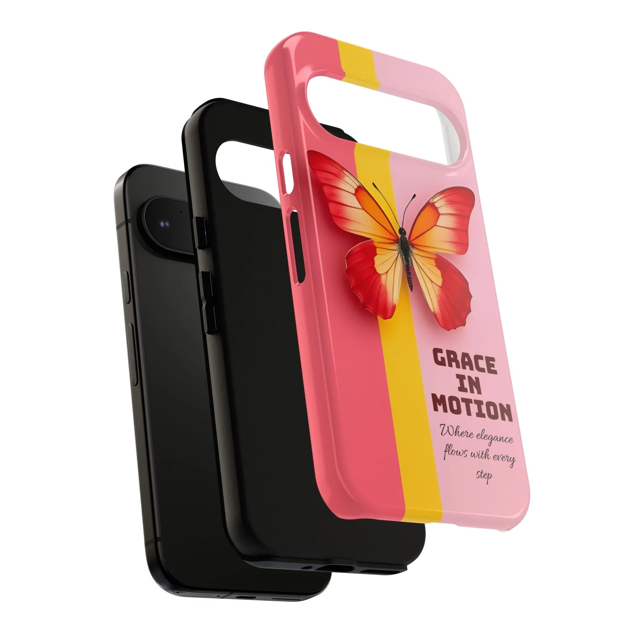 Grace in Motion – Elegant Phone Case for iPhone, Galaxy & Pixel - KARARMDESIGN