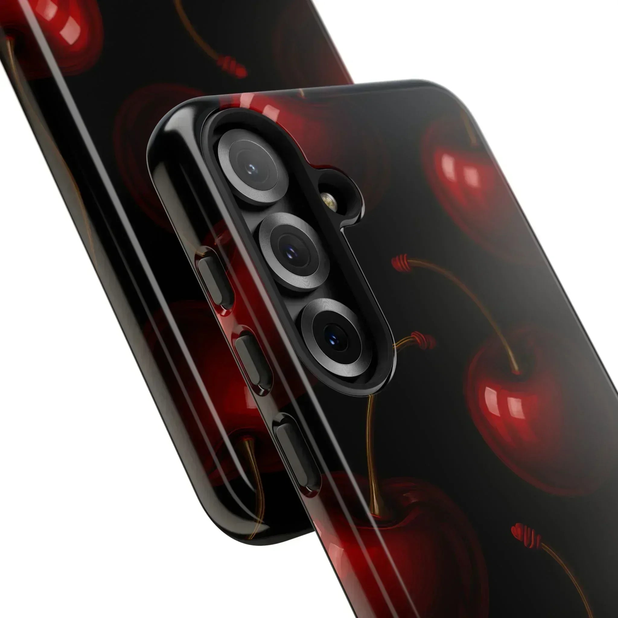 Cherry Phone Case for iPhone X-16 and Galaxy S20-S25 - KARARMDESIGN