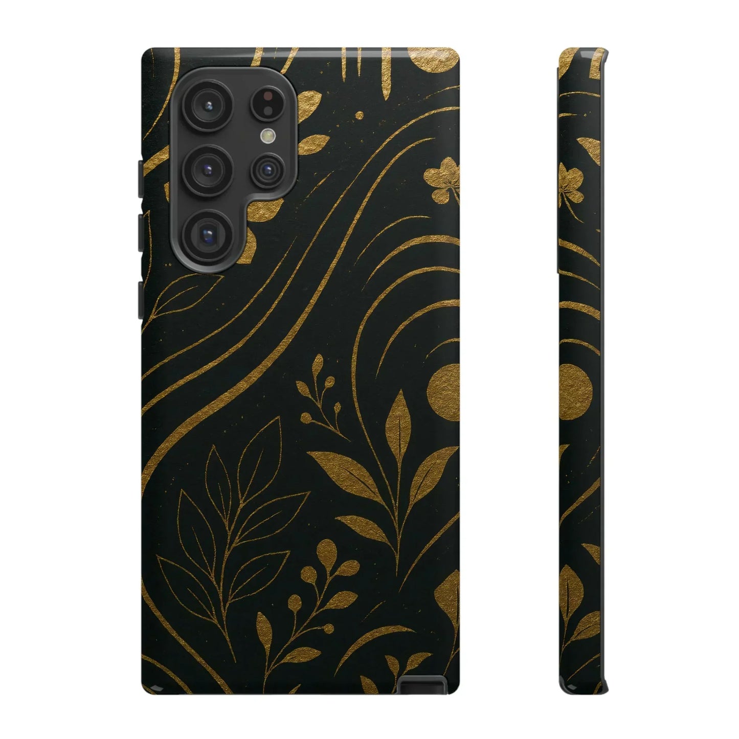 Foil Frenzy Abstract Gold Pattern Phone Case for Samsung Galaxy and Google Pixel - KarArmDesign