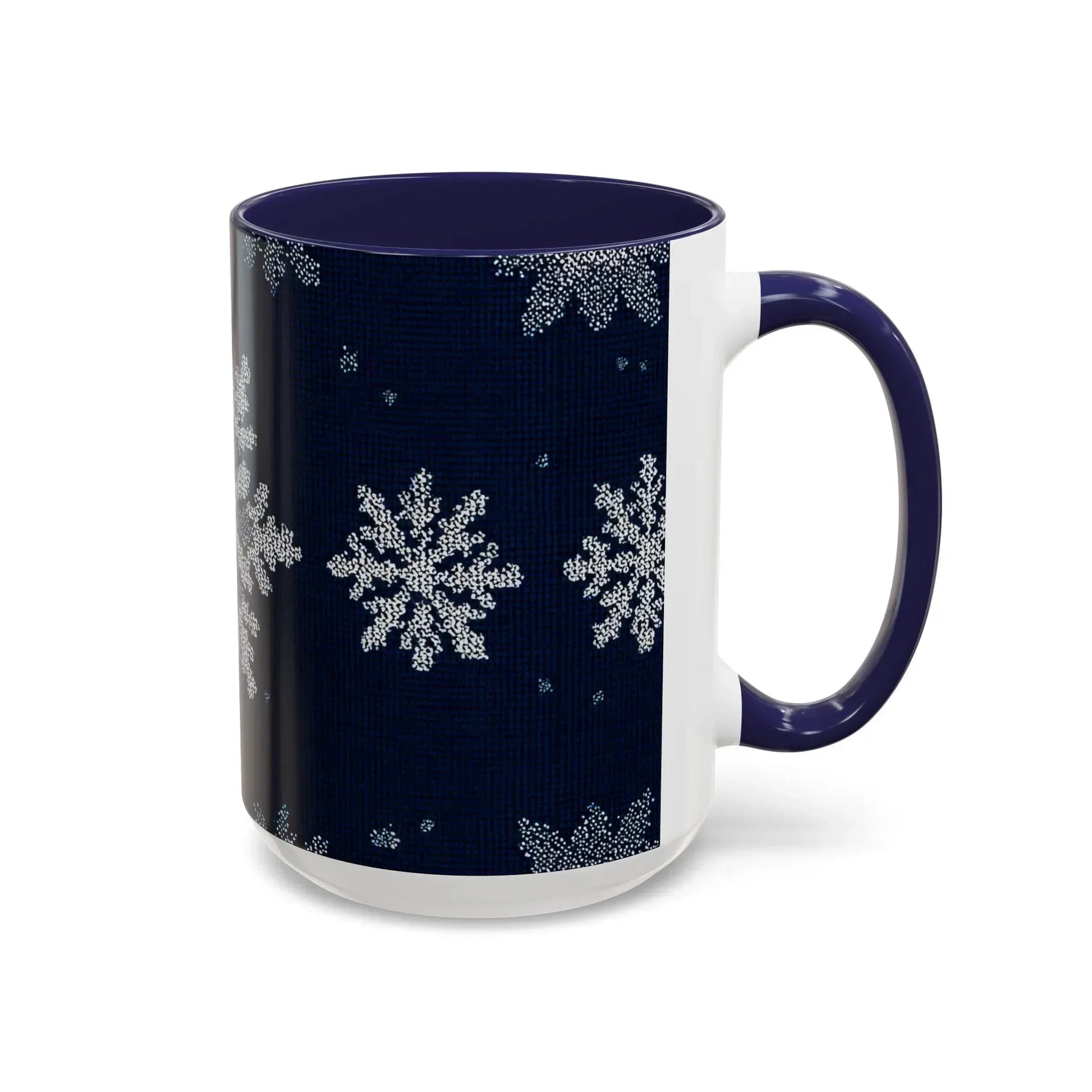 Snowflake Mug - Accent Coffee Mug (11, 15oz) - KARARMDESIGN