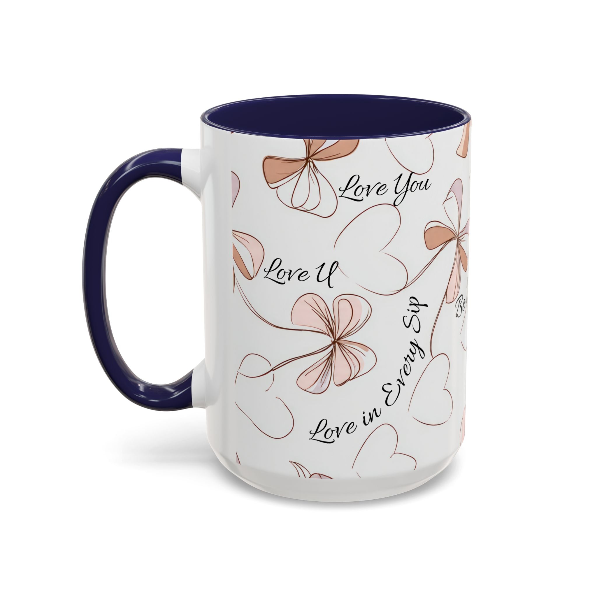 Love Messages Accent Coffee Mug (11, 15oz)