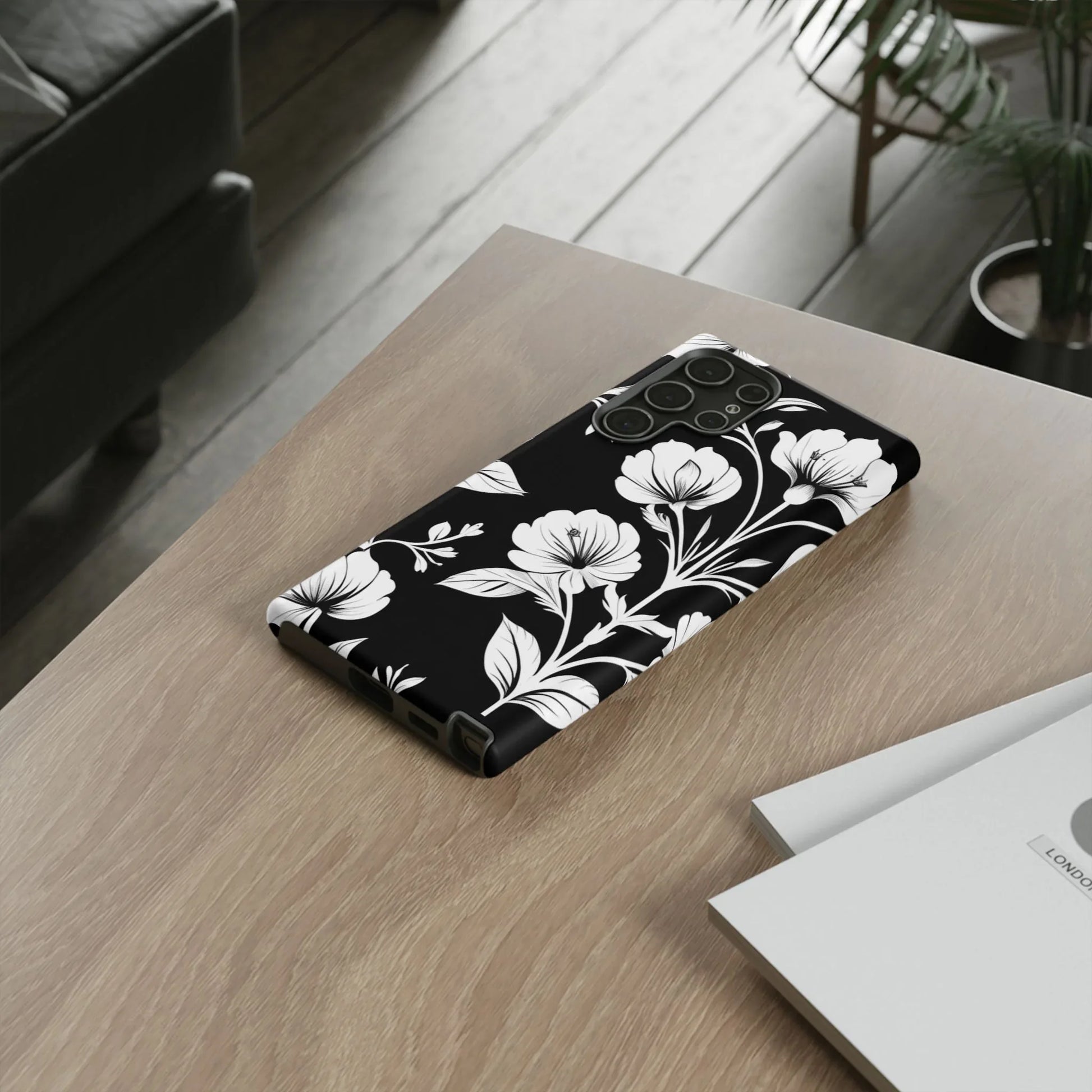 Elegant Floral Phone Case for Galaxy S20-S25 - KARARMDESIGN