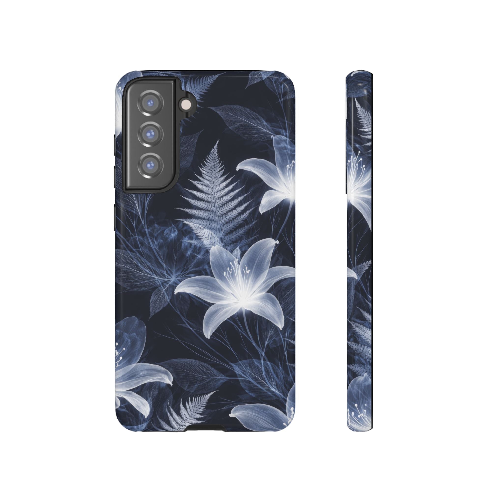 Moonlight Garden Phone Case for iPhone 11-17 and Galaxy S20-S26