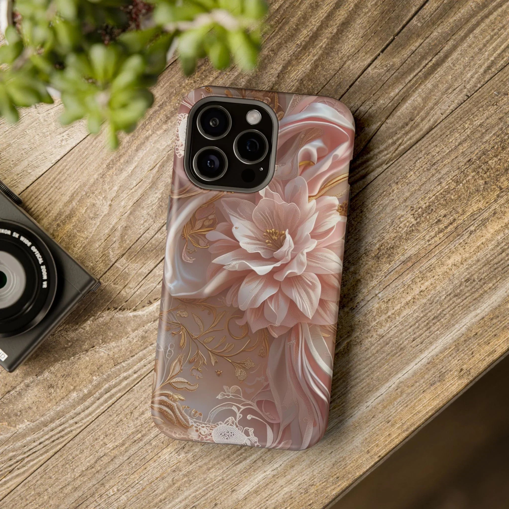 Elegant Floral Phone Case for iPhone 11-17 and Samsung Galaxy S21-S22 - KARARMDESIGN