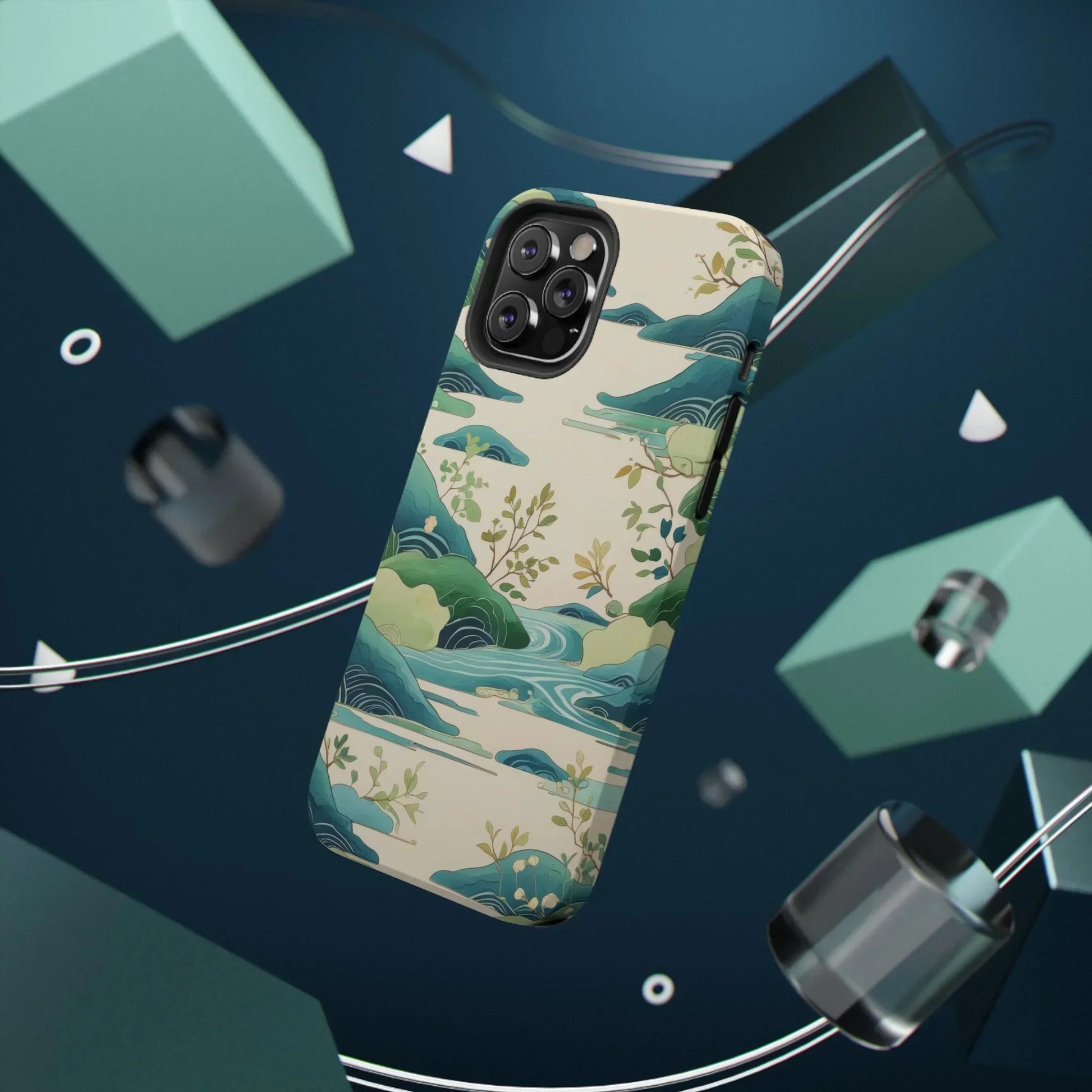 Nature Landscape Phone Case for iPhone 12-16 and Samsung Galaxy S21-S22 Models - KarArmDesign