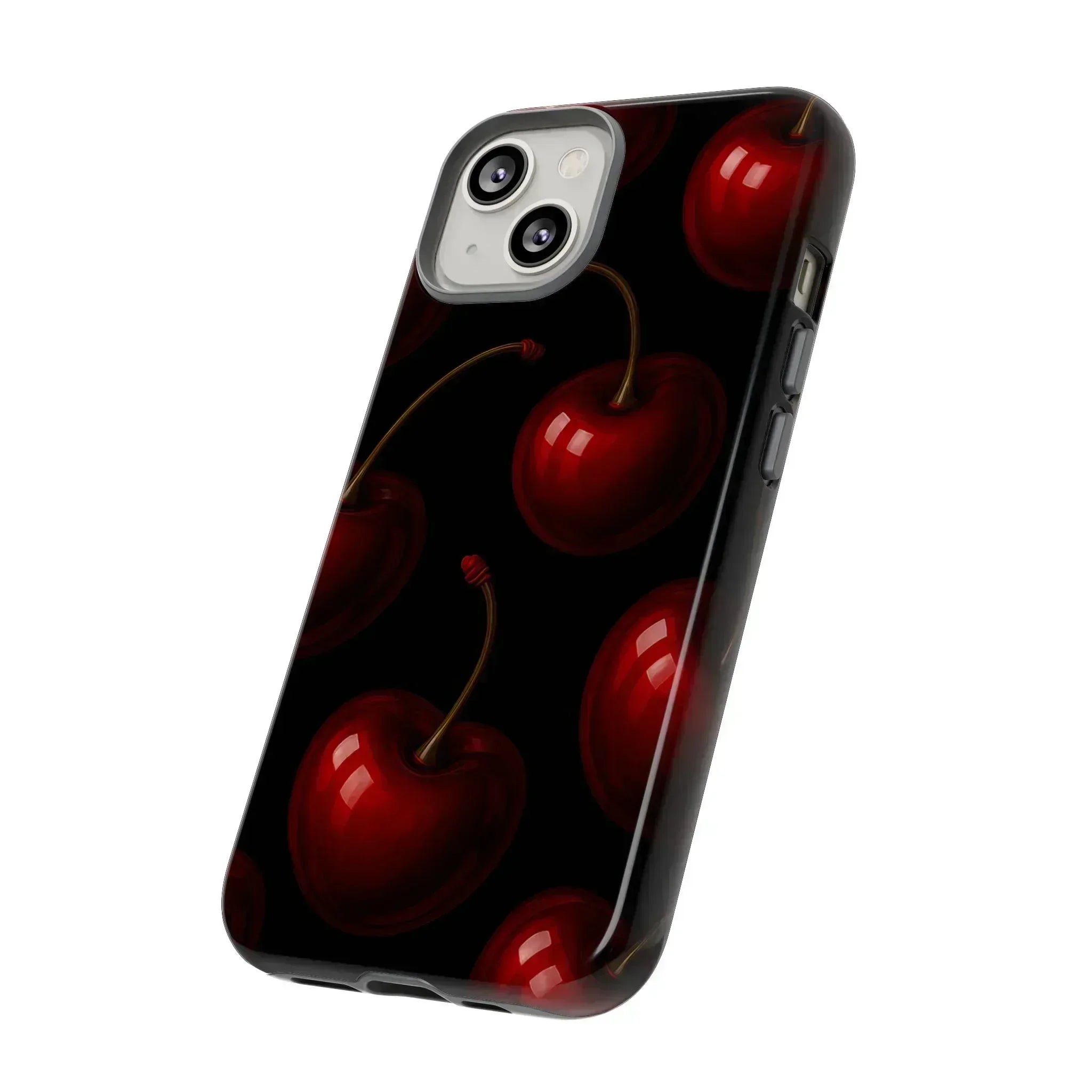 Cherry Phone Case for iPhone X-16 and Galaxy S20-S25 - KARARMDESIGN