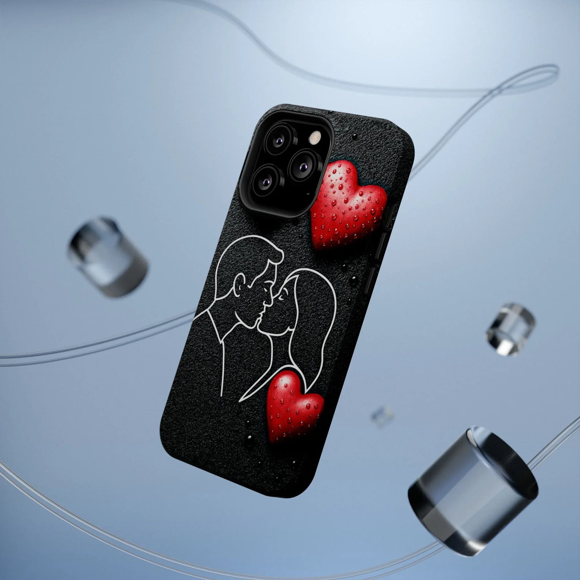 Midnight Kiss Phone Case for iPhone 13-17 - KARARMDESIGN