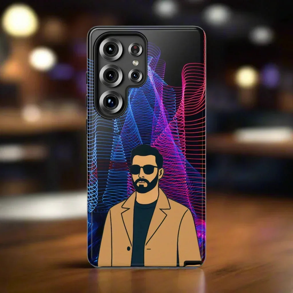 Bearded Style Phone Case for iPhone 11-17 and Samsung Galaxy S10-S25 Models - KarArmDesign