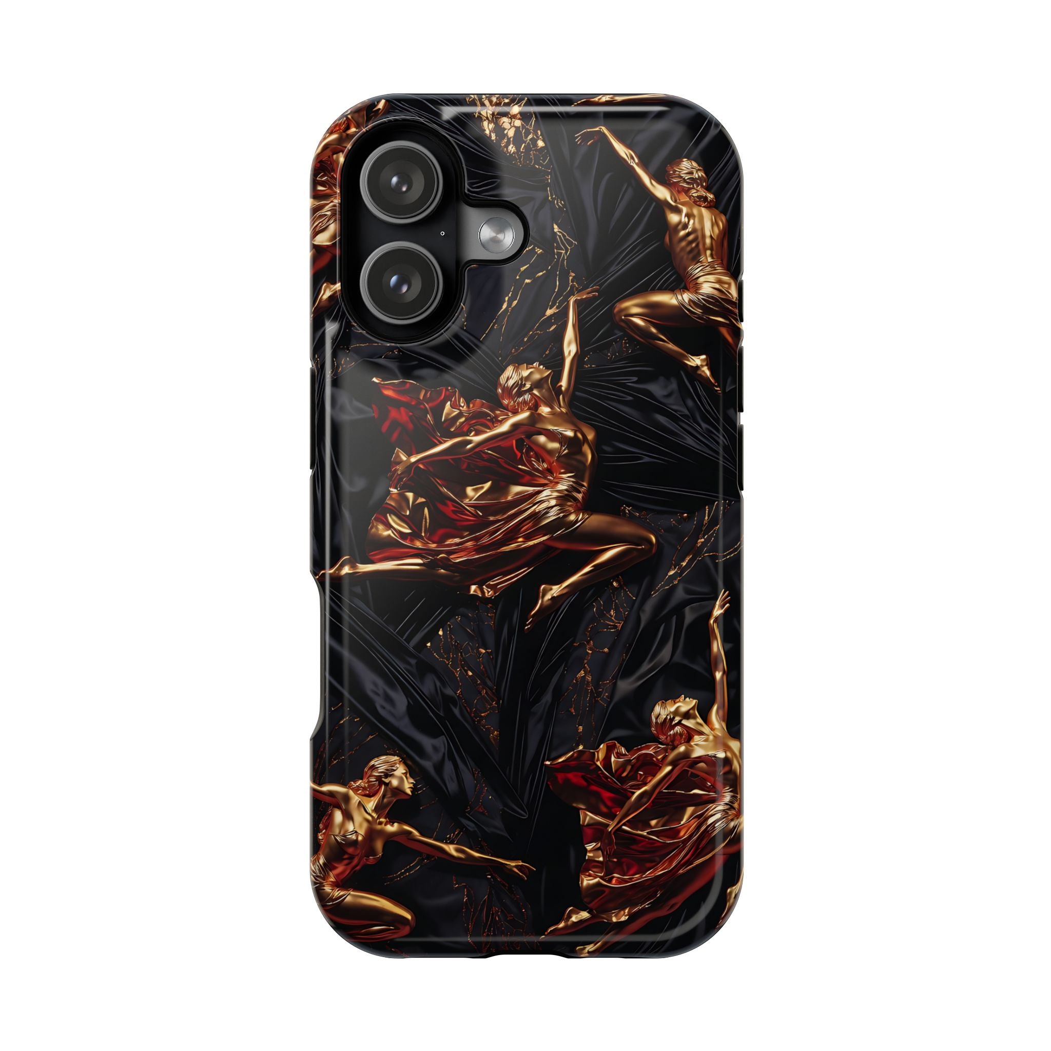 Gold Sculpture Phone Case for iPhone 13-17 & Samsung Galaxy S26
