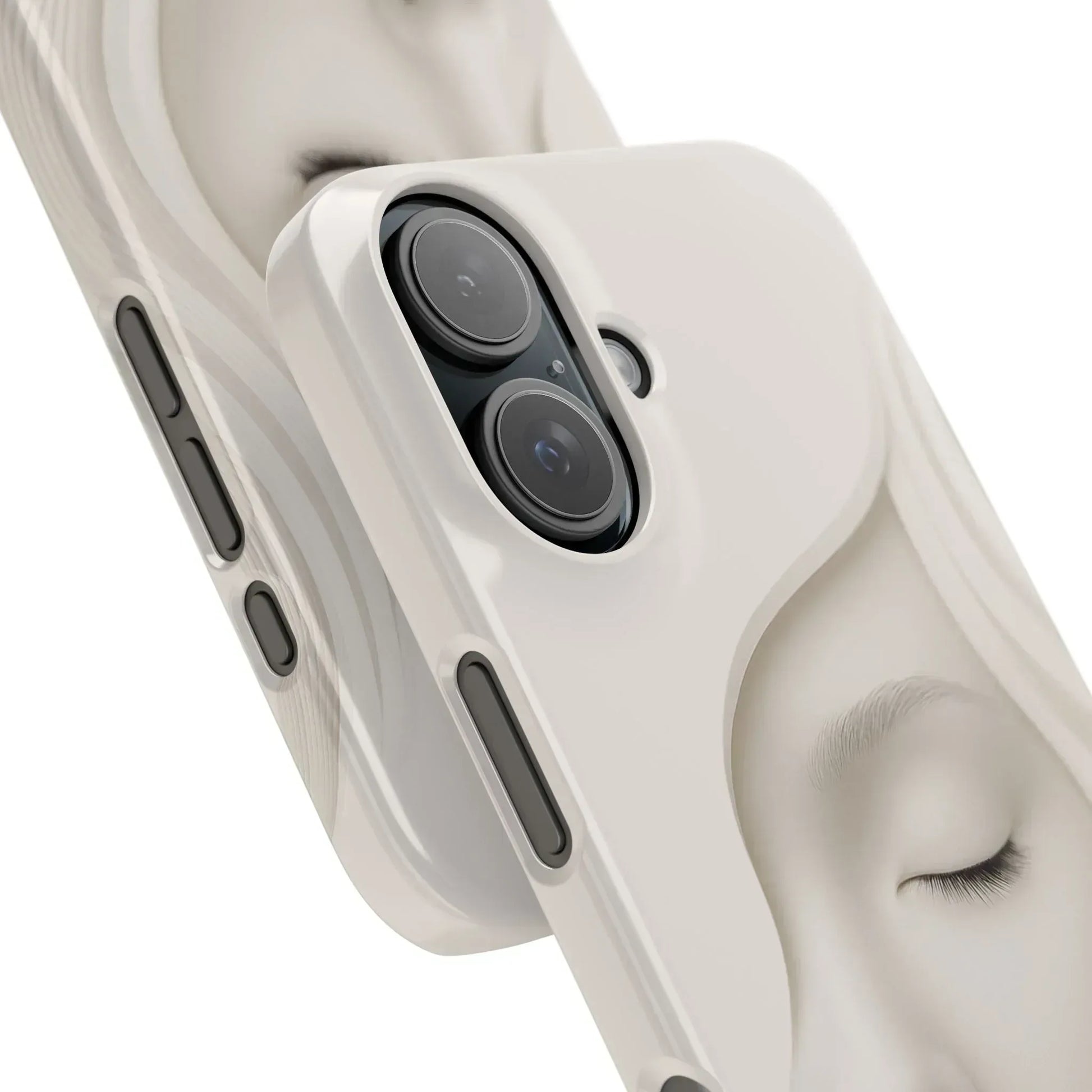 Minimalist Face Phone Case for iPhone 11-17 - KARARMDESIGN