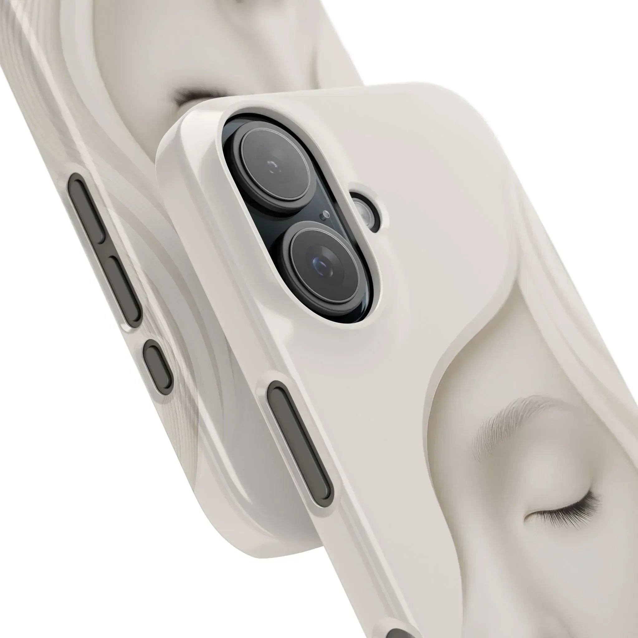 Minimalist Face Phone Case for iPhone 11-17 - KARARMDESIGN