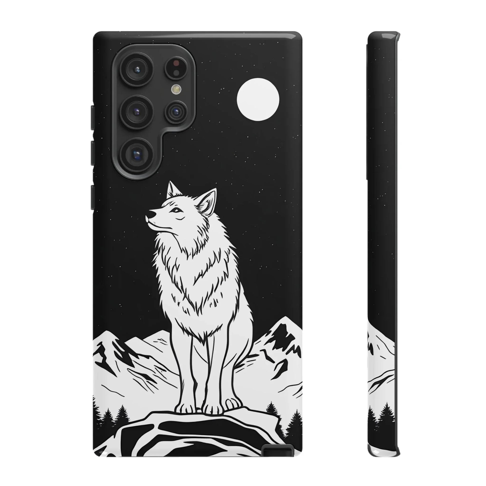 Majestic Wolf Phone Case for iPhone and Galaxy - KARARMDESIGN