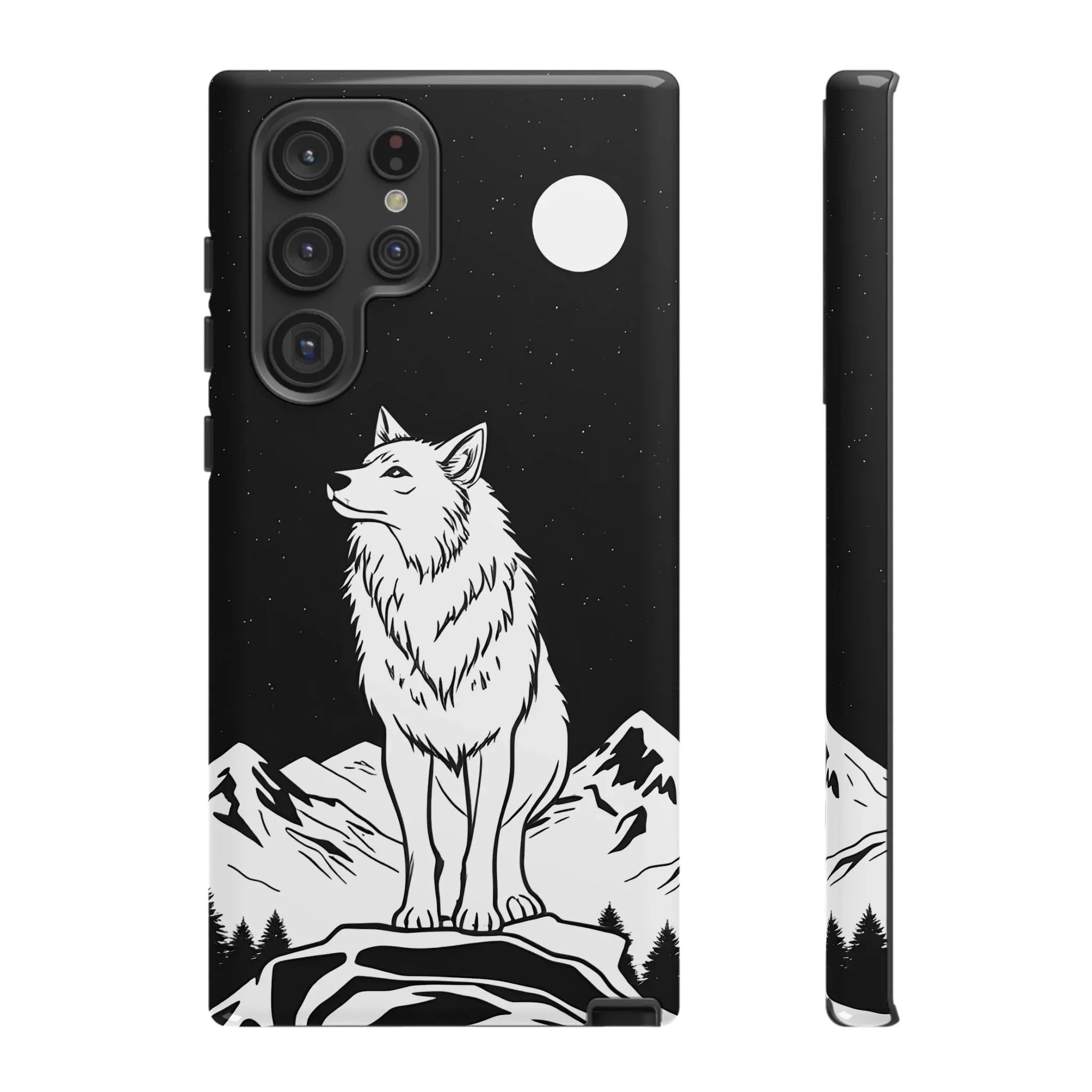 Majestic Wolf Phone Case for iPhone and Galaxy - KARARMDESIGN
