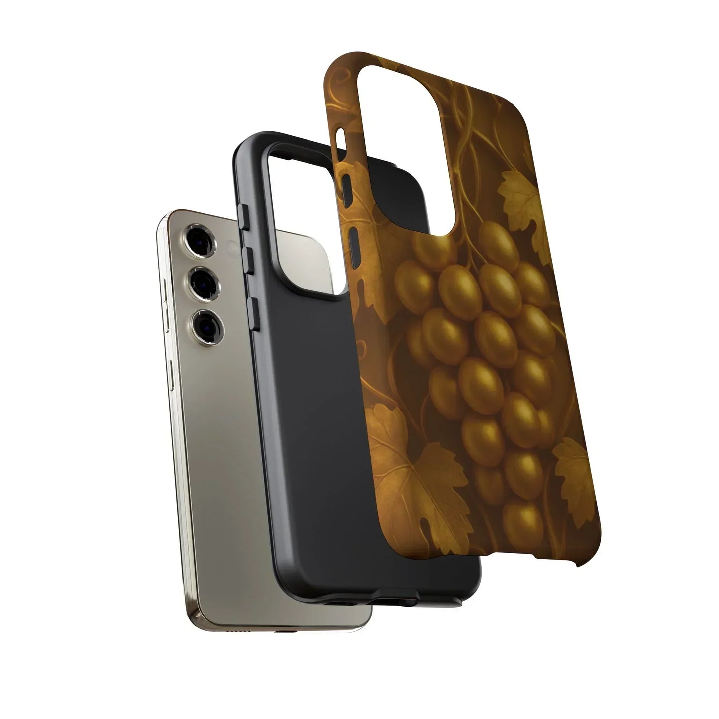 Golden Grapes Phone Case for Samsung Galaxy S10-S25 Models - KarArmDesign