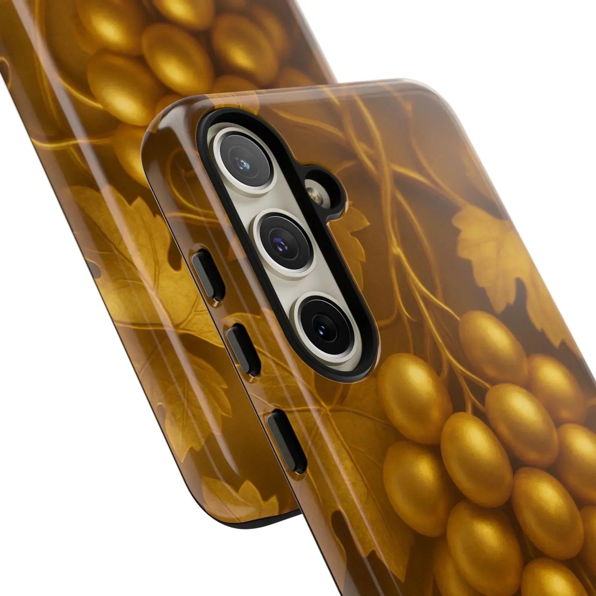 Golden Grapes Phone Case for Samsung Galaxy S10-S25 Models - KarArmDesign