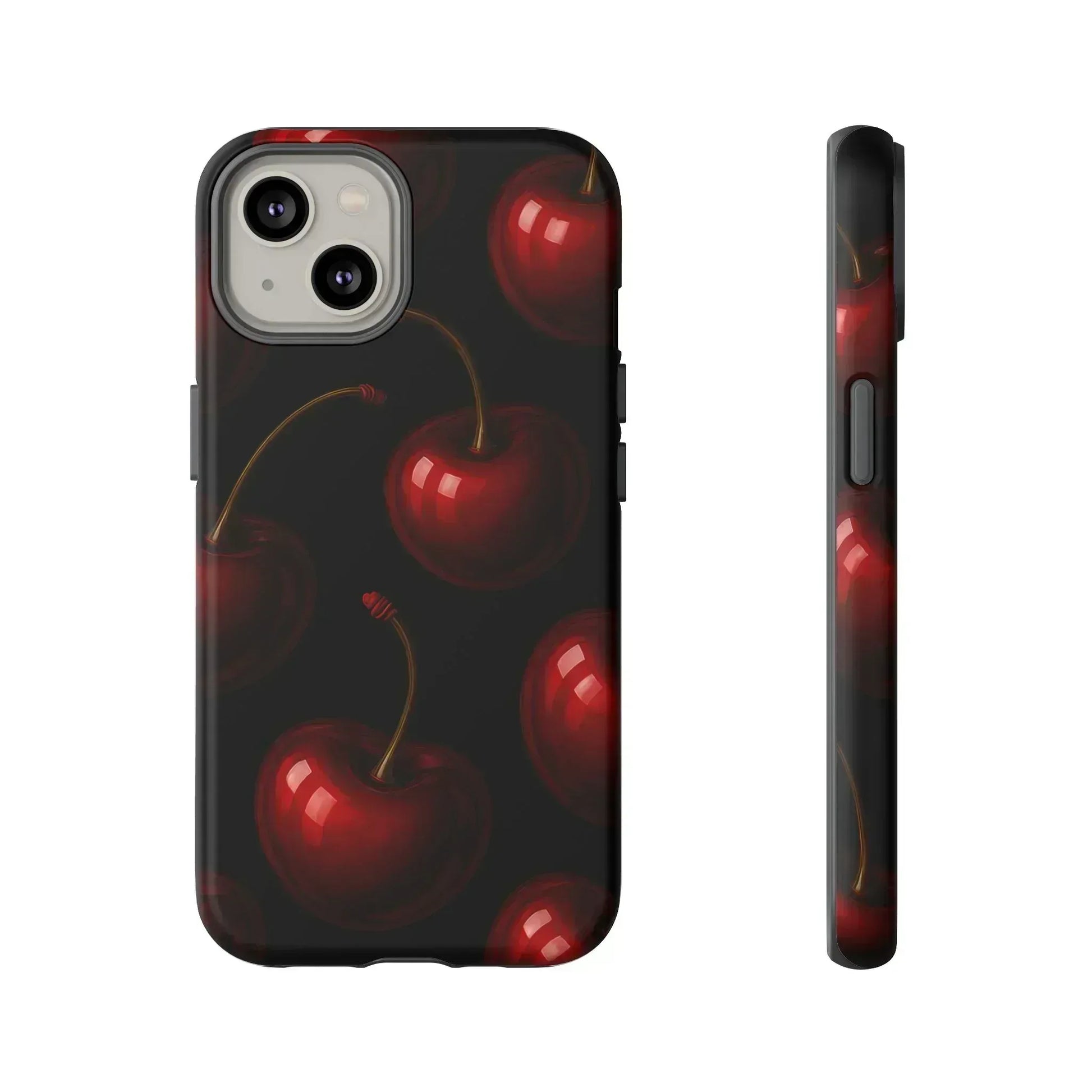Cherry Phone Case for iPhone X-16 and Galaxy S20-S25 - KARARMDESIGN