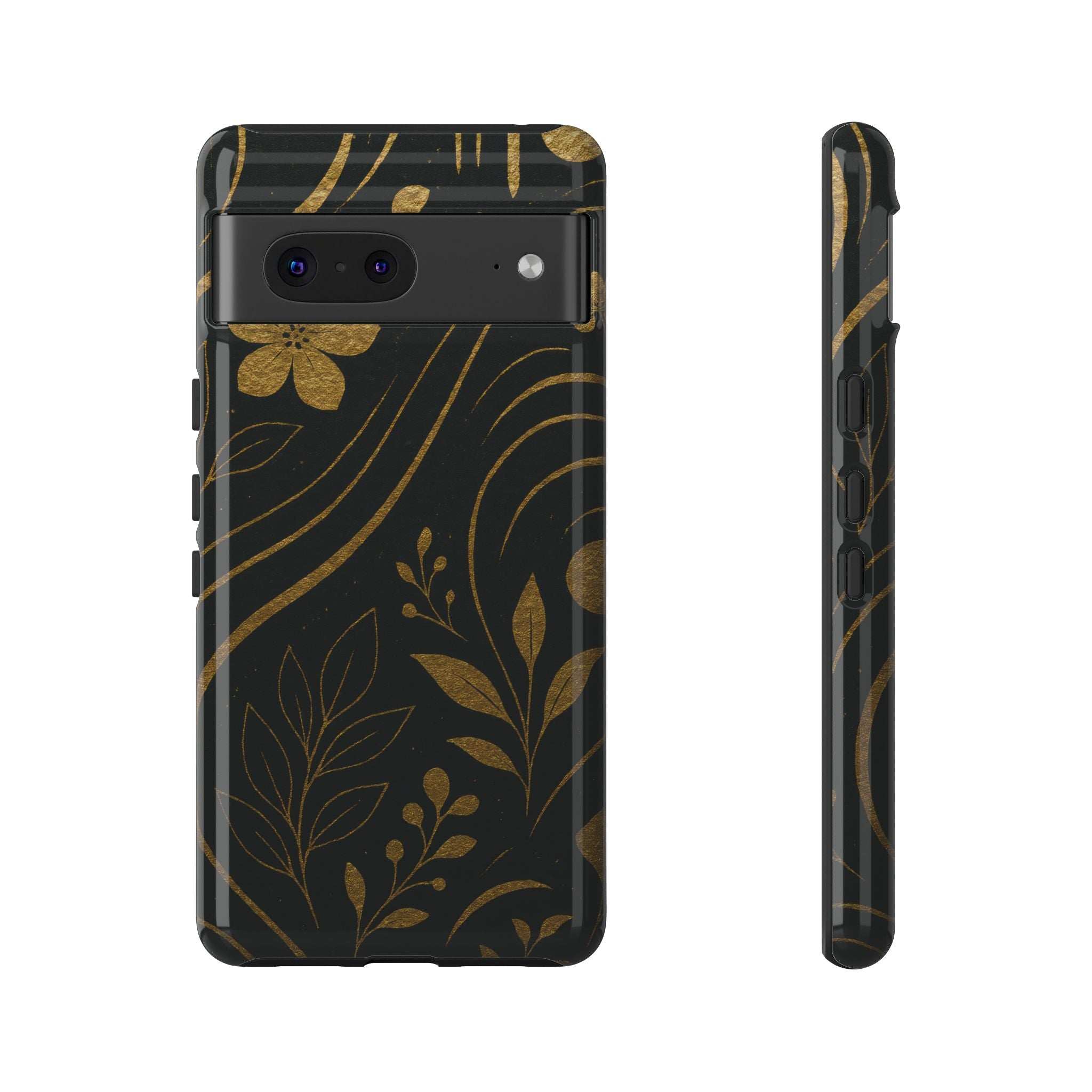 Gold Pattern Tough Phone Case for Samsung Galaxy & Google Pixel