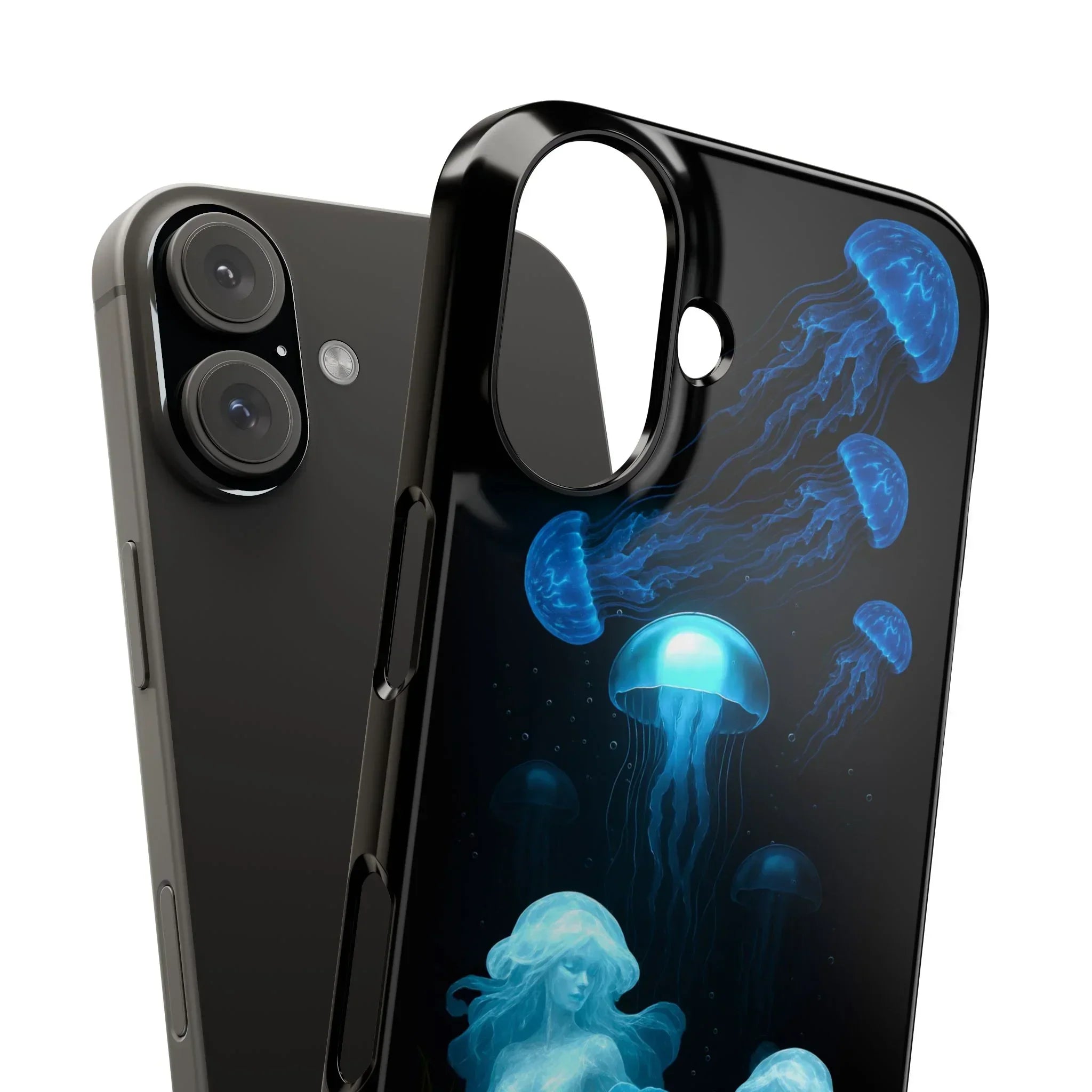 Jellyfish Rose Phone Case for iPhone 7-17 Models - KARARMDESIGN