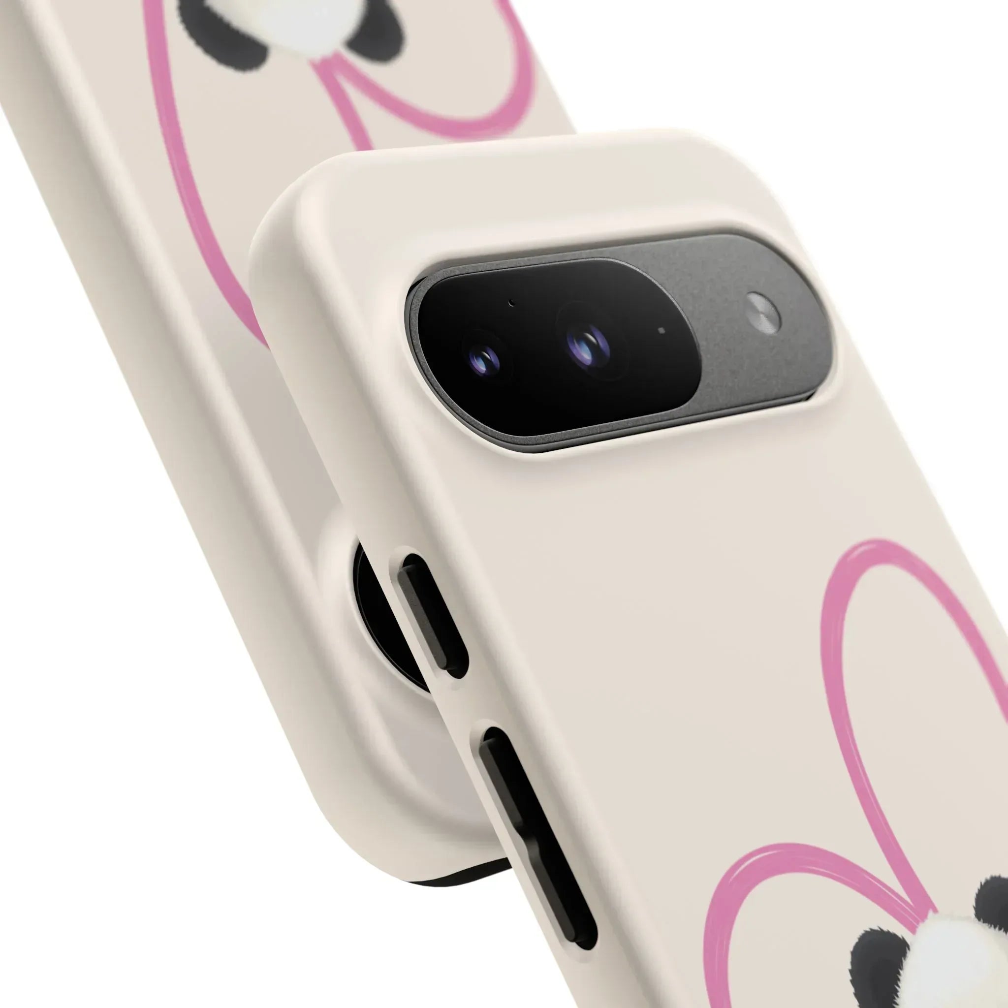 Cute Panda Heart Love Phone Case for Google Pixel up to 9 - KARARMDESIGN