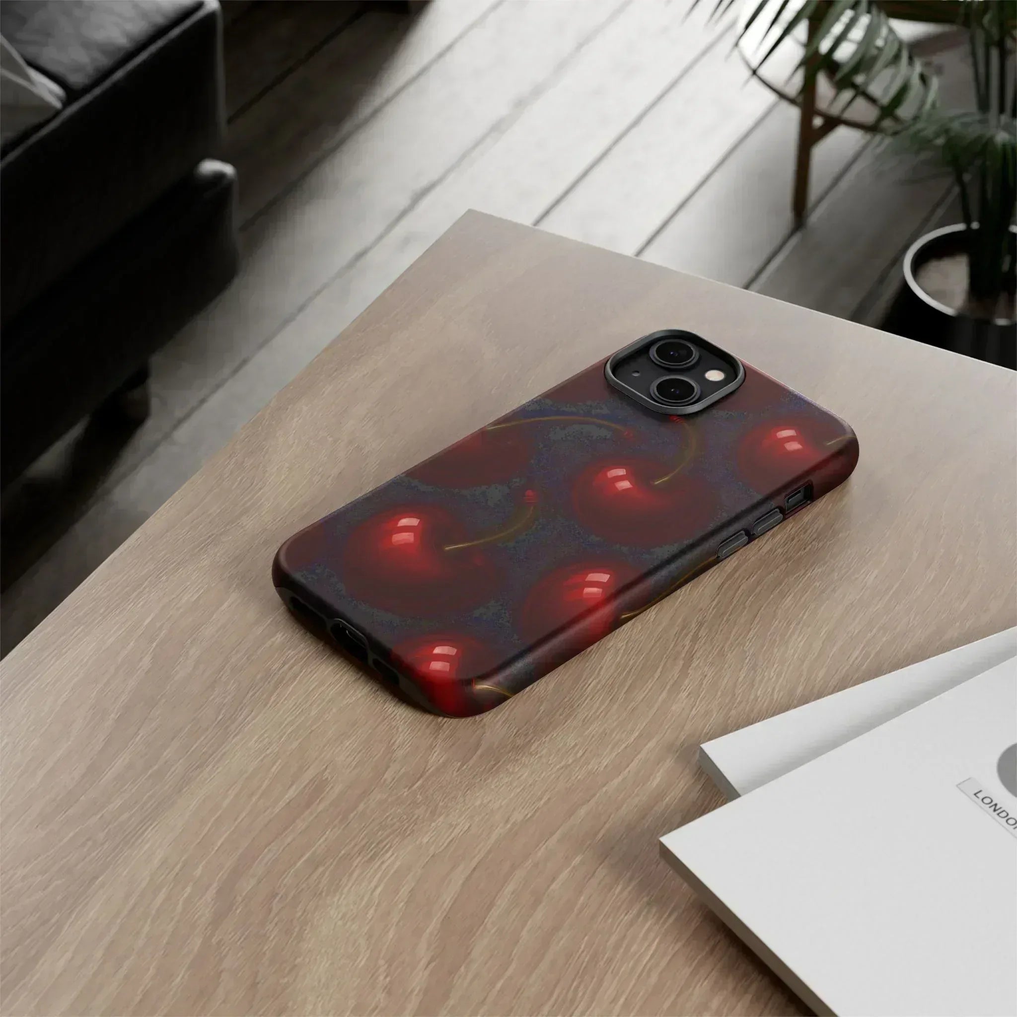 Cherry Phone Case for iPhone X-16 and Galaxy S20-S25 - KARARMDESIGN