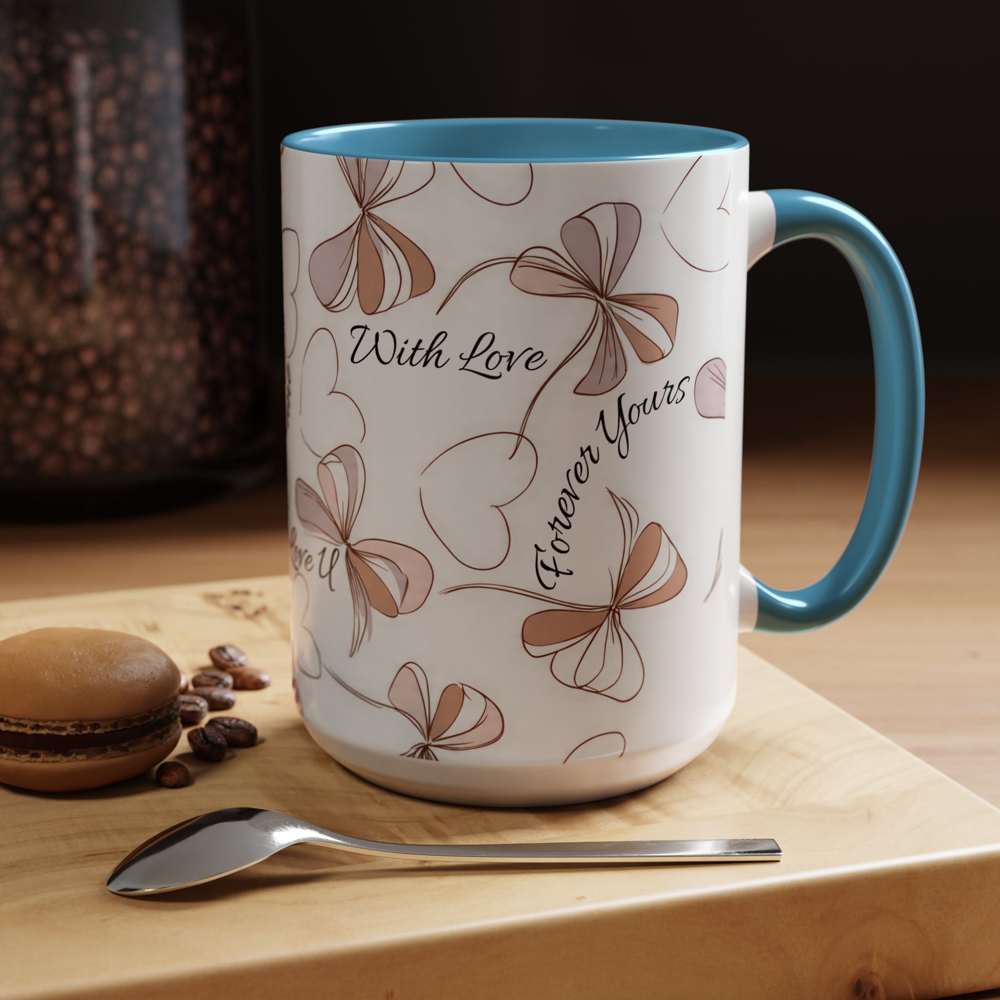 Love Messages Accent Coffee Mug (11, 15oz)