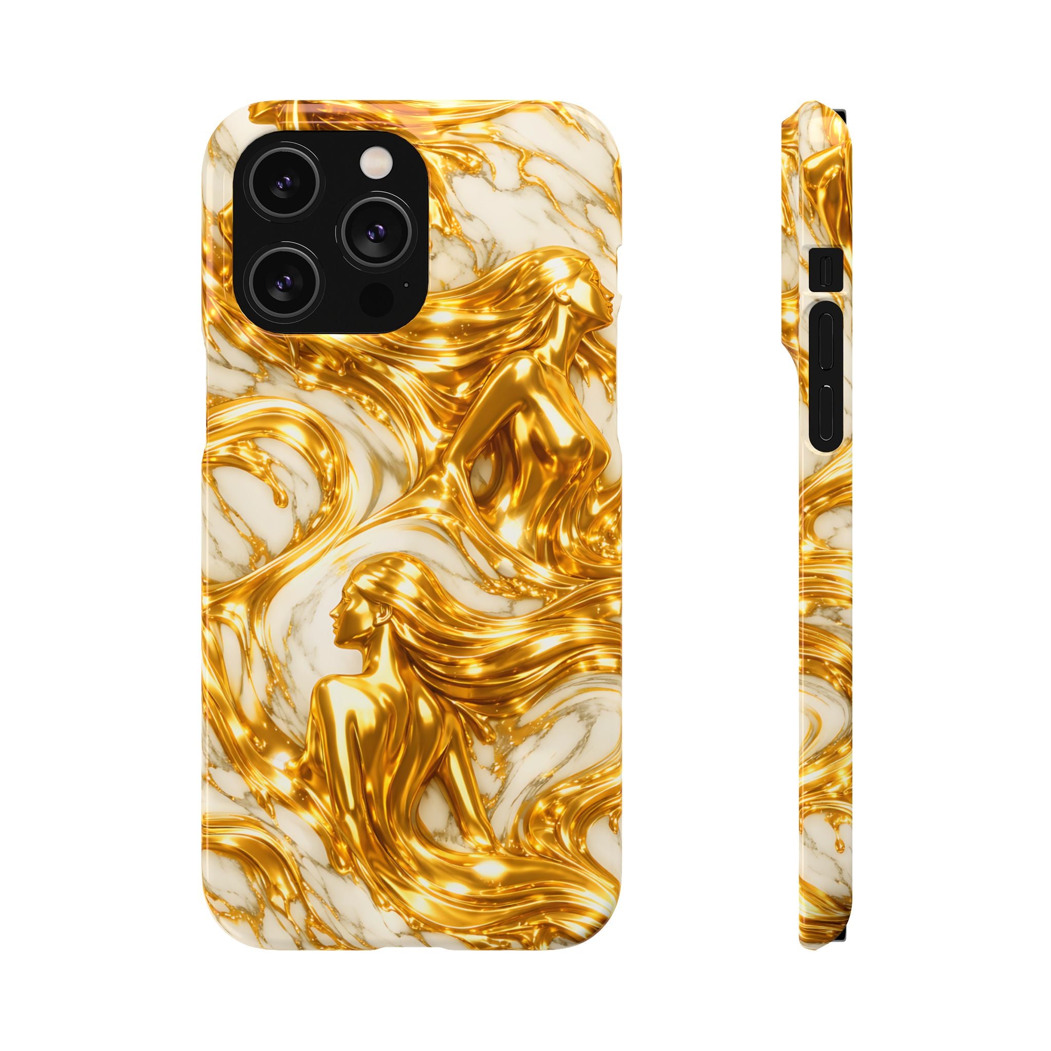 Divine Gold Woman Snap Phone Case for iPhone & Galaxy
