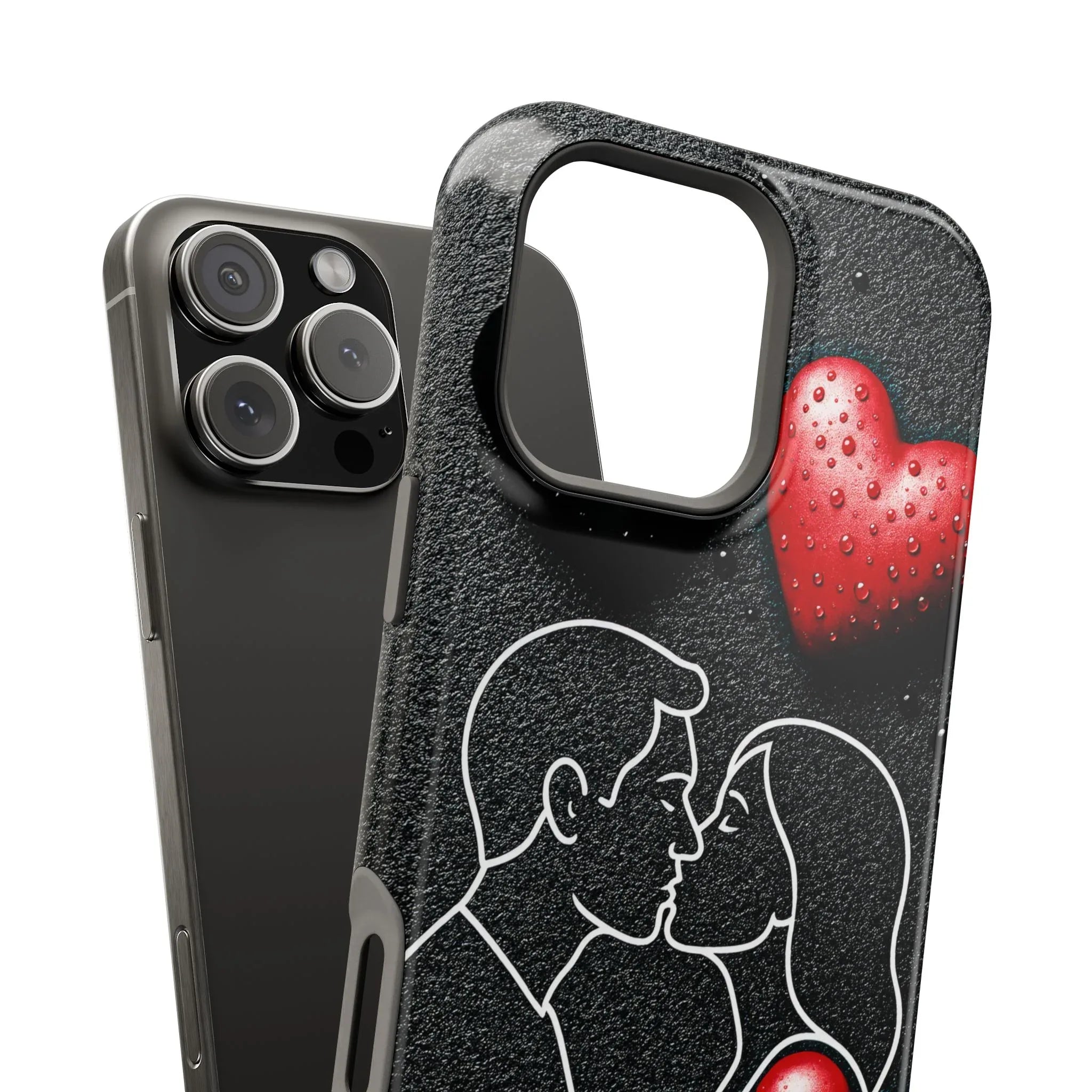 Midnight Kiss Phone Case for iPhone 13-17 - KARARMDESIGN