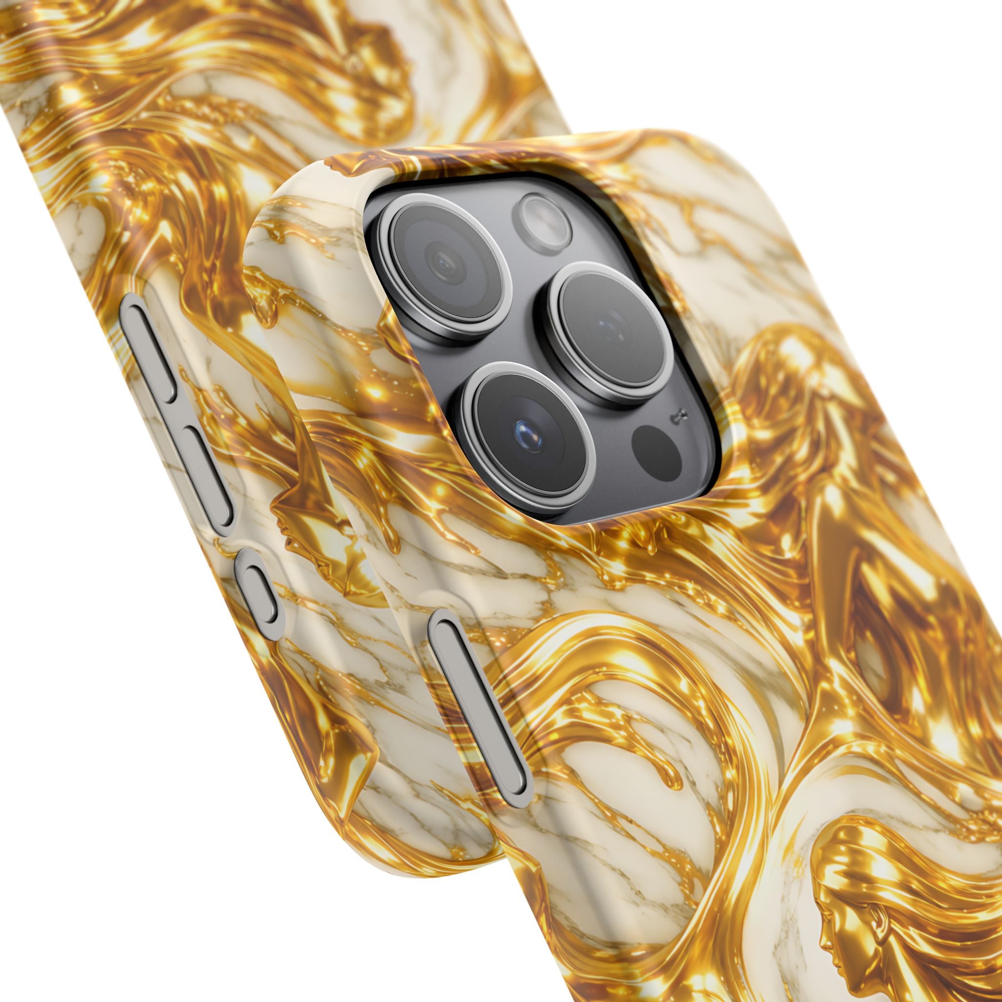 Divine Gold Woman Snap Phone Case for iPhone & Galaxy