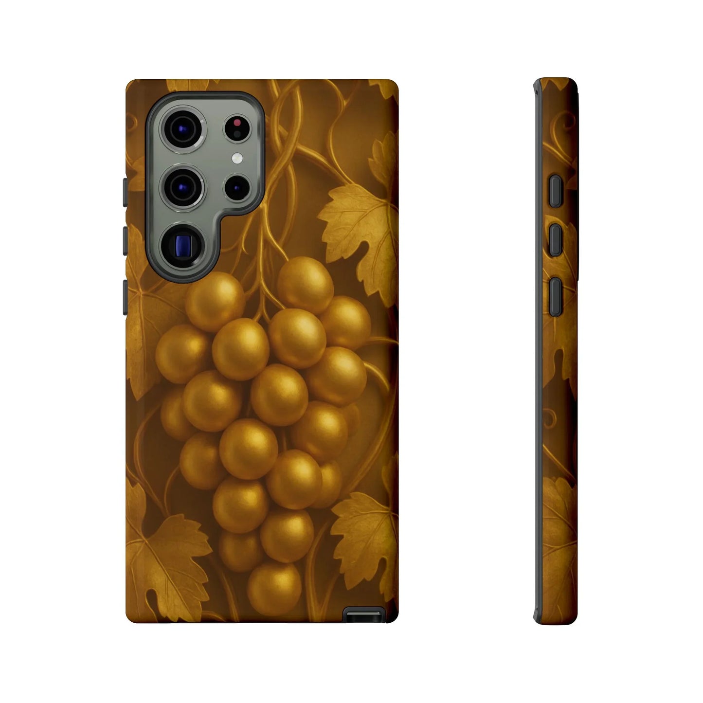 Golden Grapes Phone Case for Samsung Galaxy S10-S25 Models - KarArmDesign