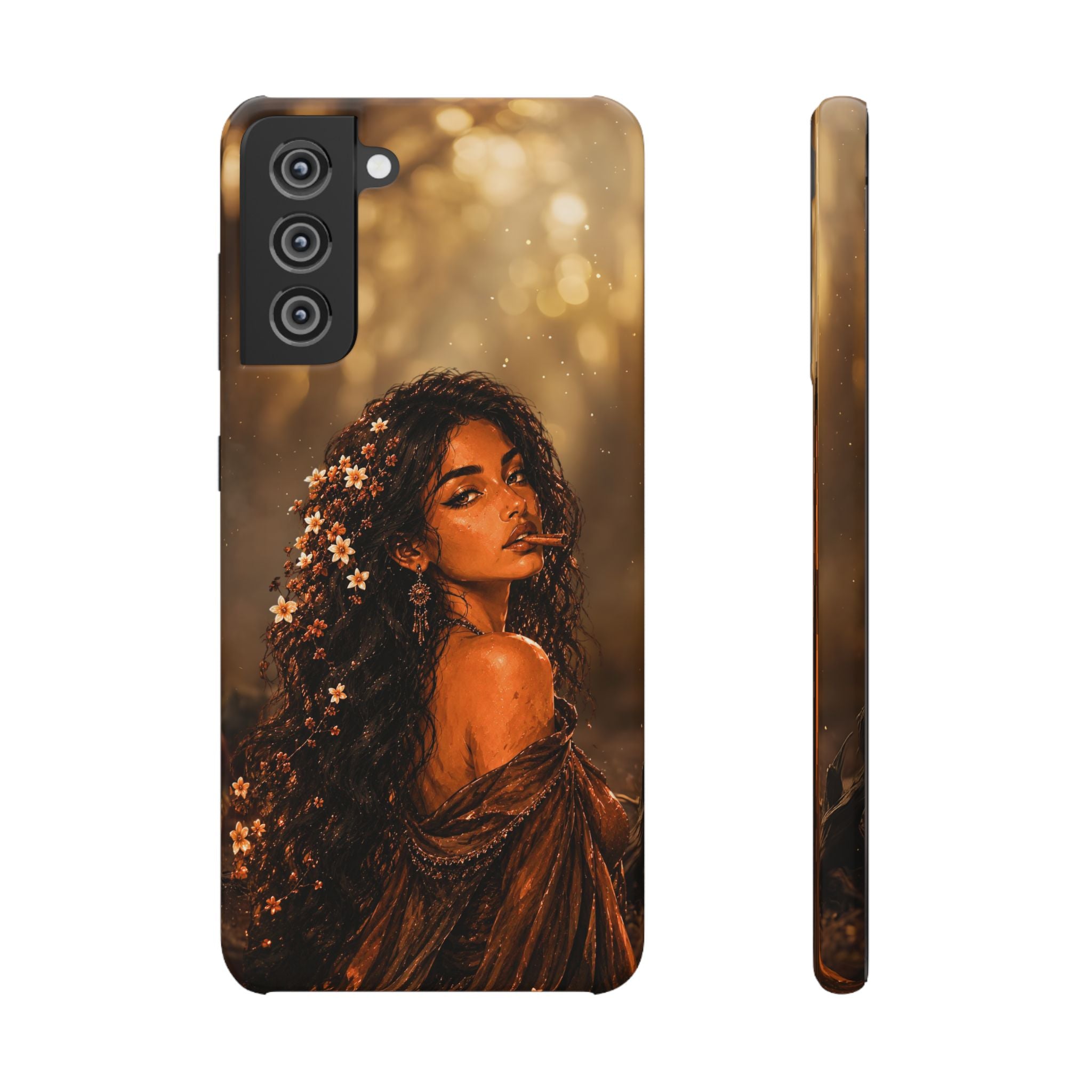 Cinnamon Girl Phone Case for iPhone 11-17 & Samsung Galaxy S20-S26