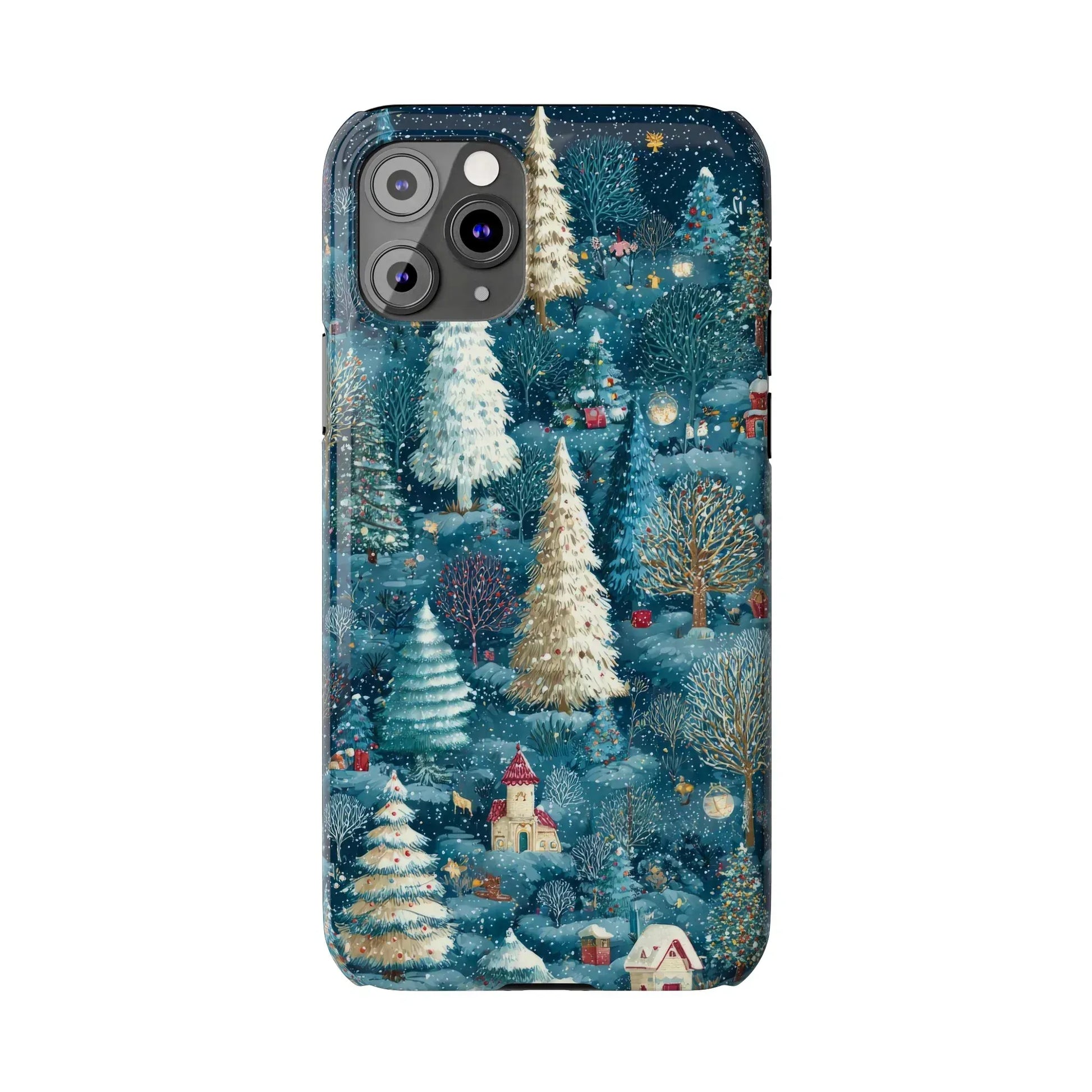 Frosty Forest Phone Case for iPhone 11-17 - KARARMDESIGN