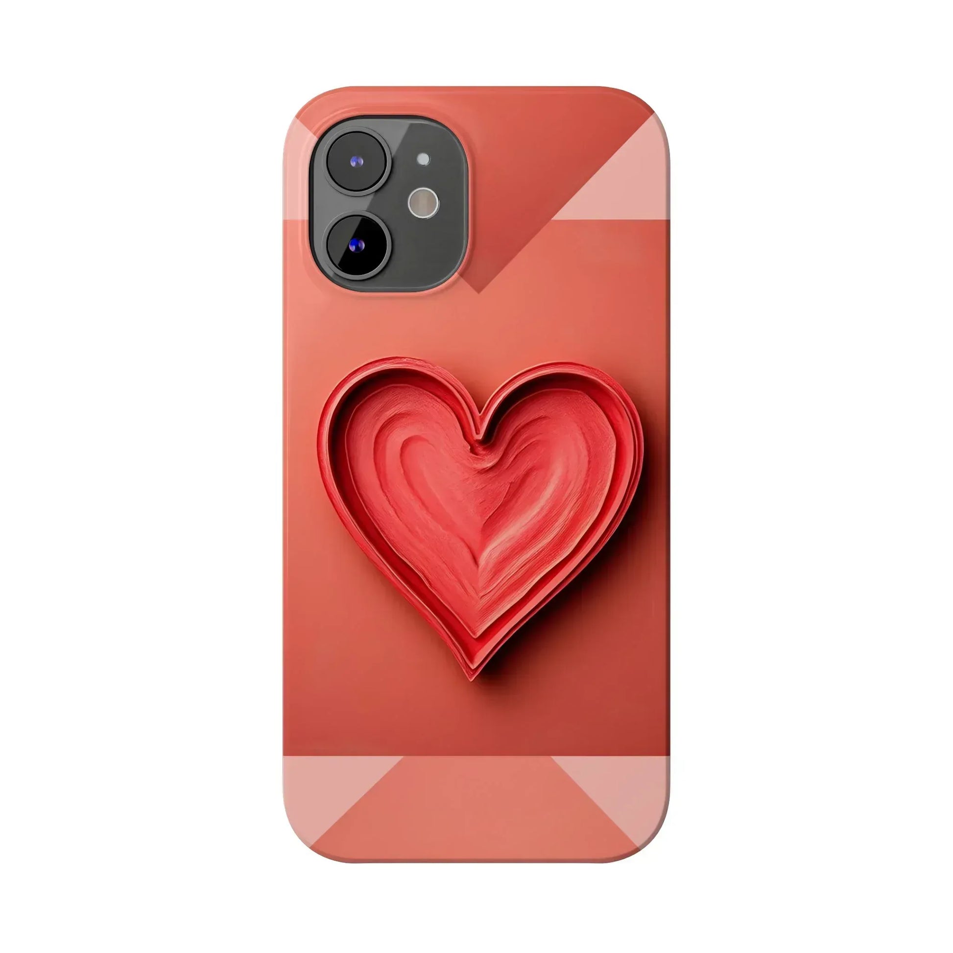 Heart Design Phone Case for iPhone 11-17 - KARARMDESIGN