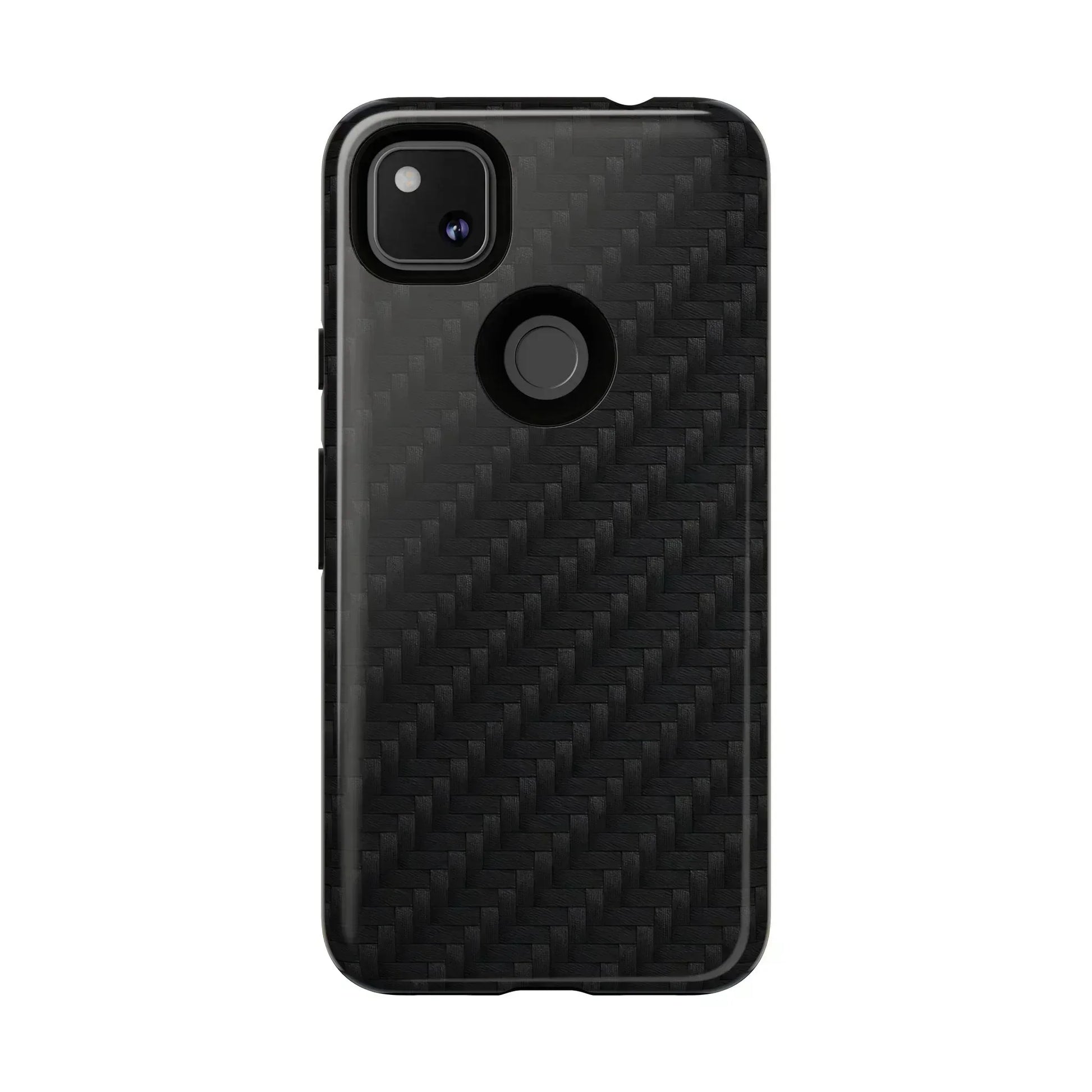 Black Carbon Phone Case for iPhone 8-16 and Google Pixel up to 9 - KARARMDESIGN