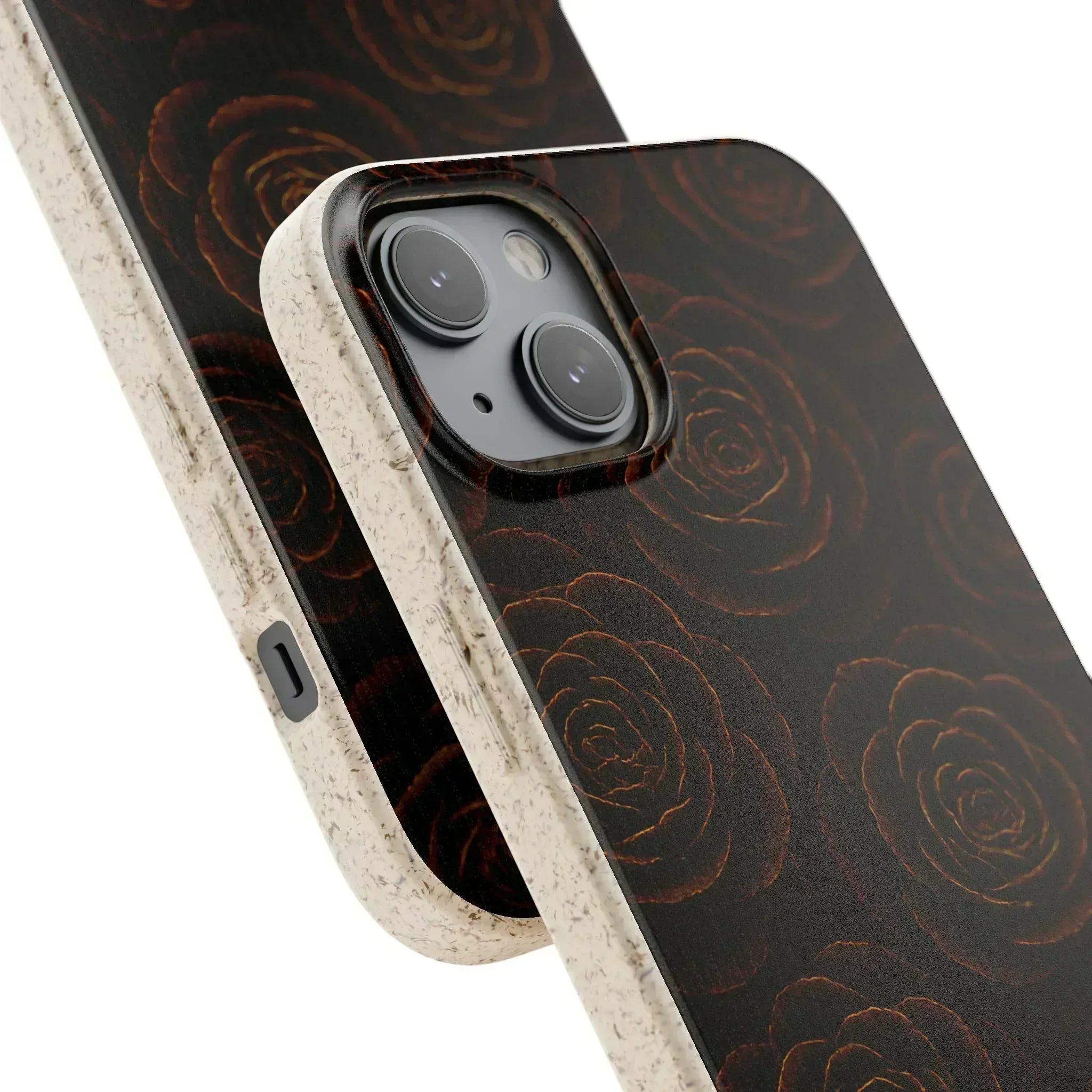 Wooden Roses Phone Case for iPhone 11-16 and Samsung Galaxy S20-S22 - KARARMDESIGN