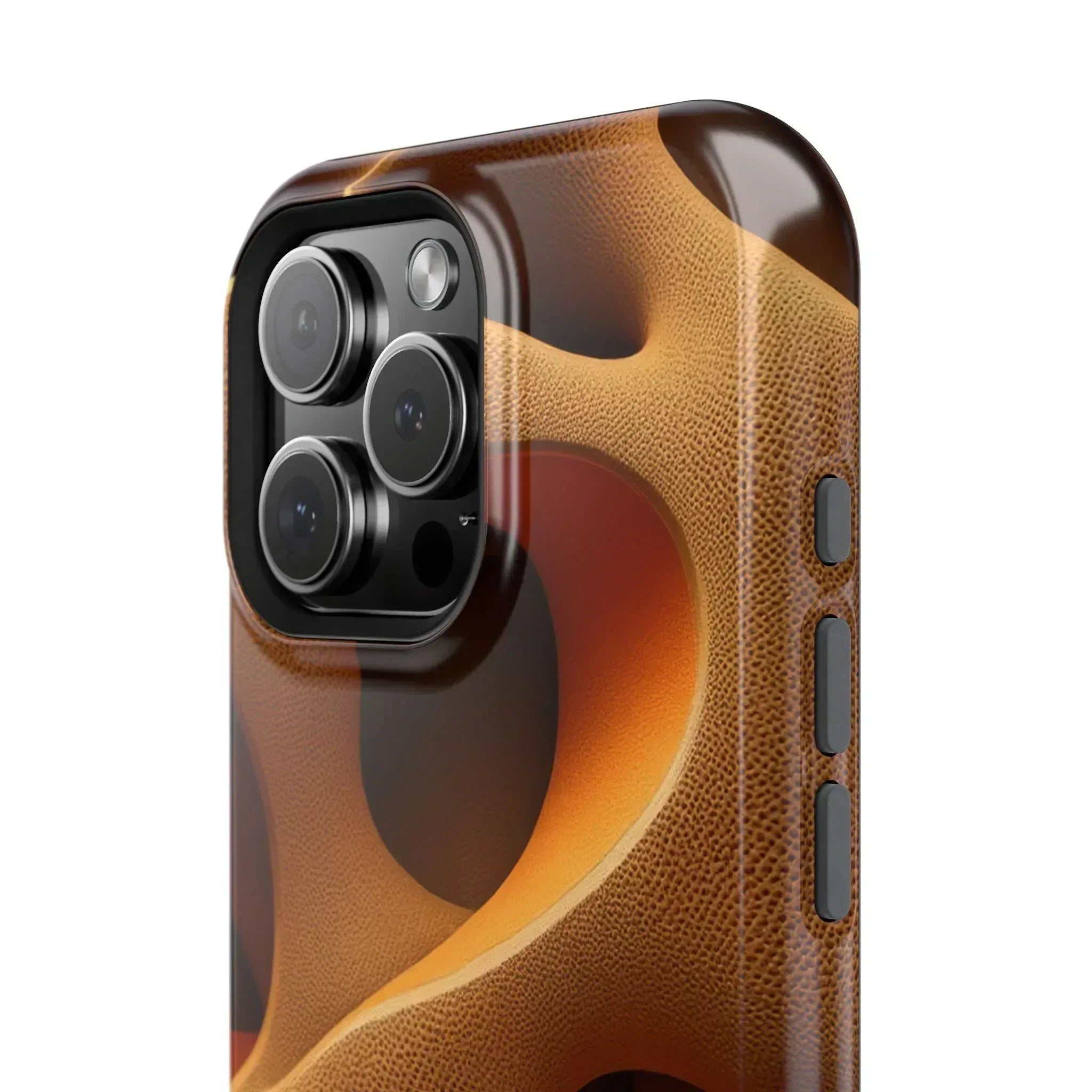 Amber Flow Phone Case for iPhone 11-17 and Galaxy S21-S22 - KARARMDESIGN
