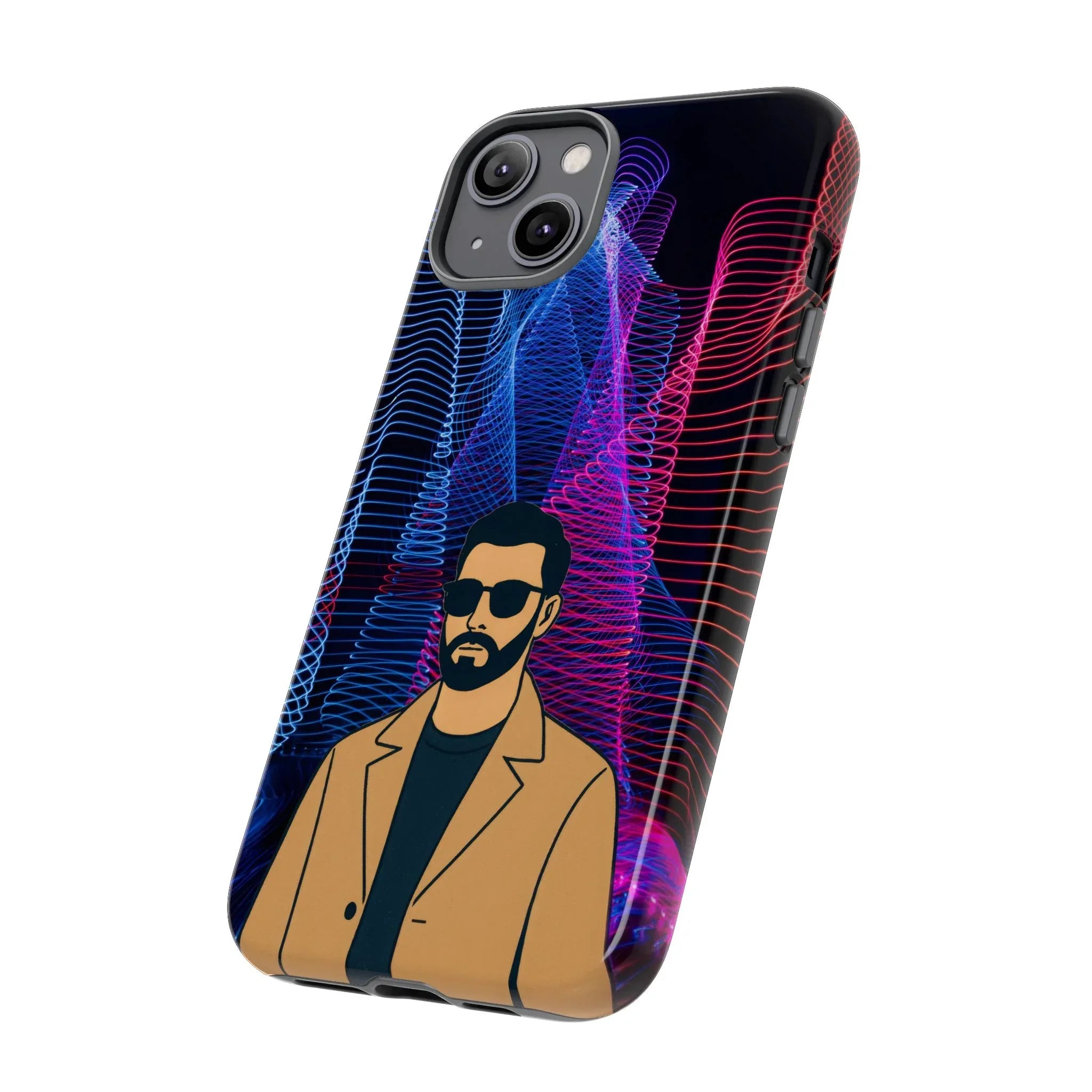 Bearded Style Phone Case for iPhone 11-17 and Galaxy S20-S25 - KARARMDESIGN