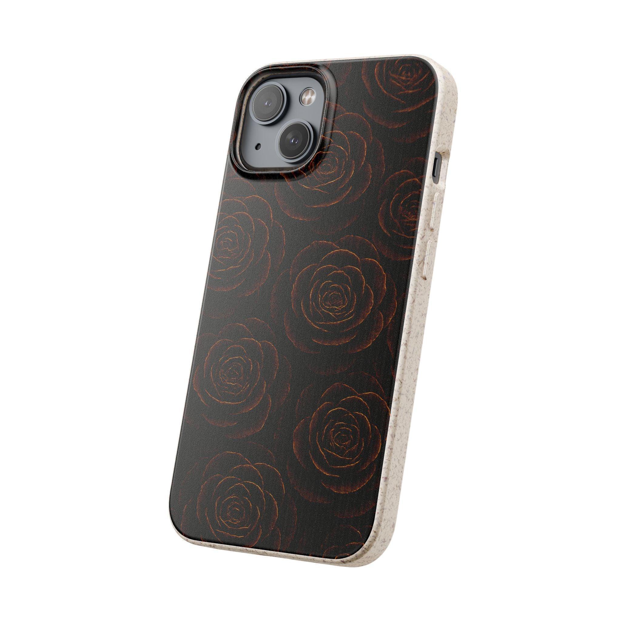Wooden Roses Phone Case for iPhone 11-16 and Samsung Galaxy S20-S22 - KARARMDESIGN