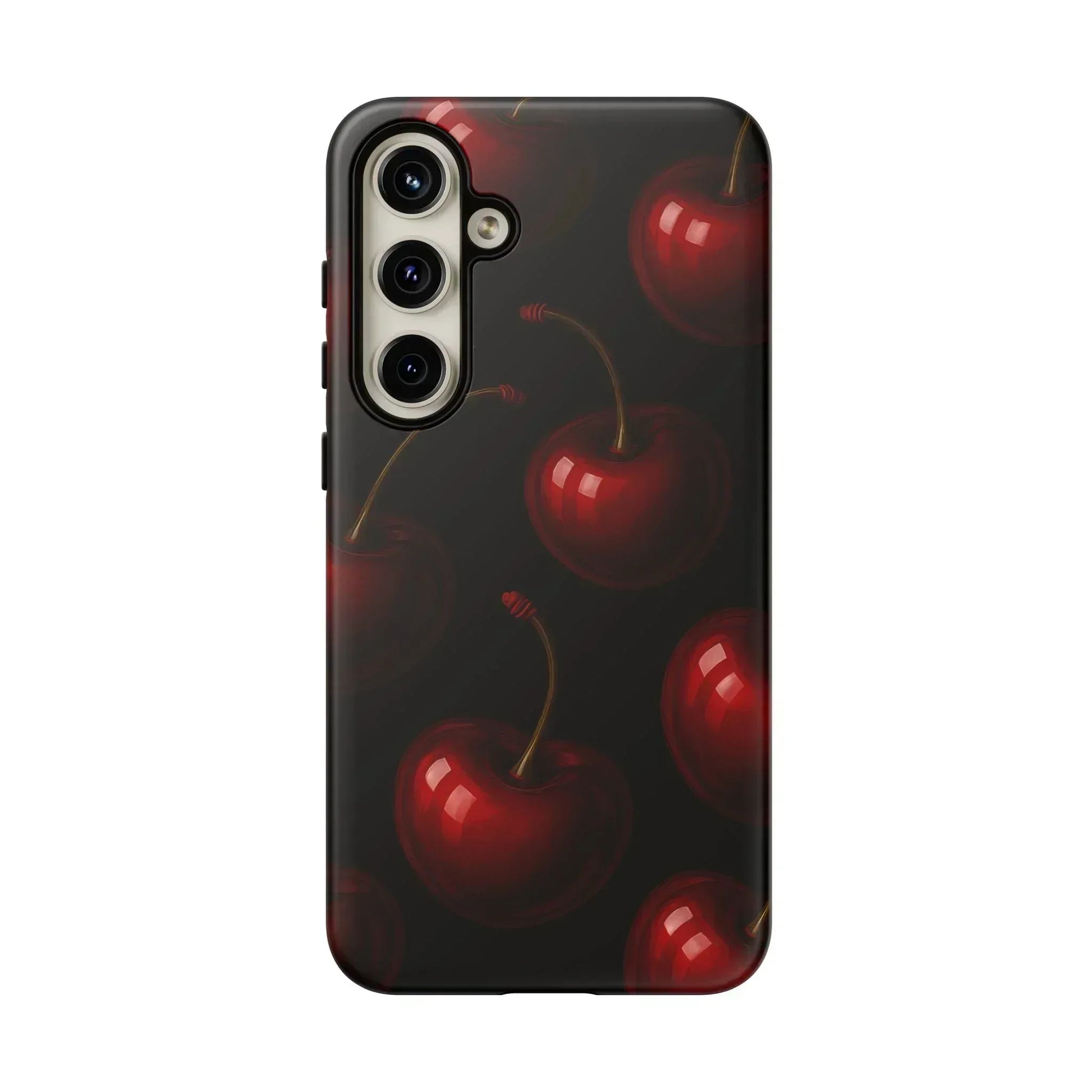 Cherry Phone Case for iPhone X-16 and Galaxy S20-S25 - KARARMDESIGN